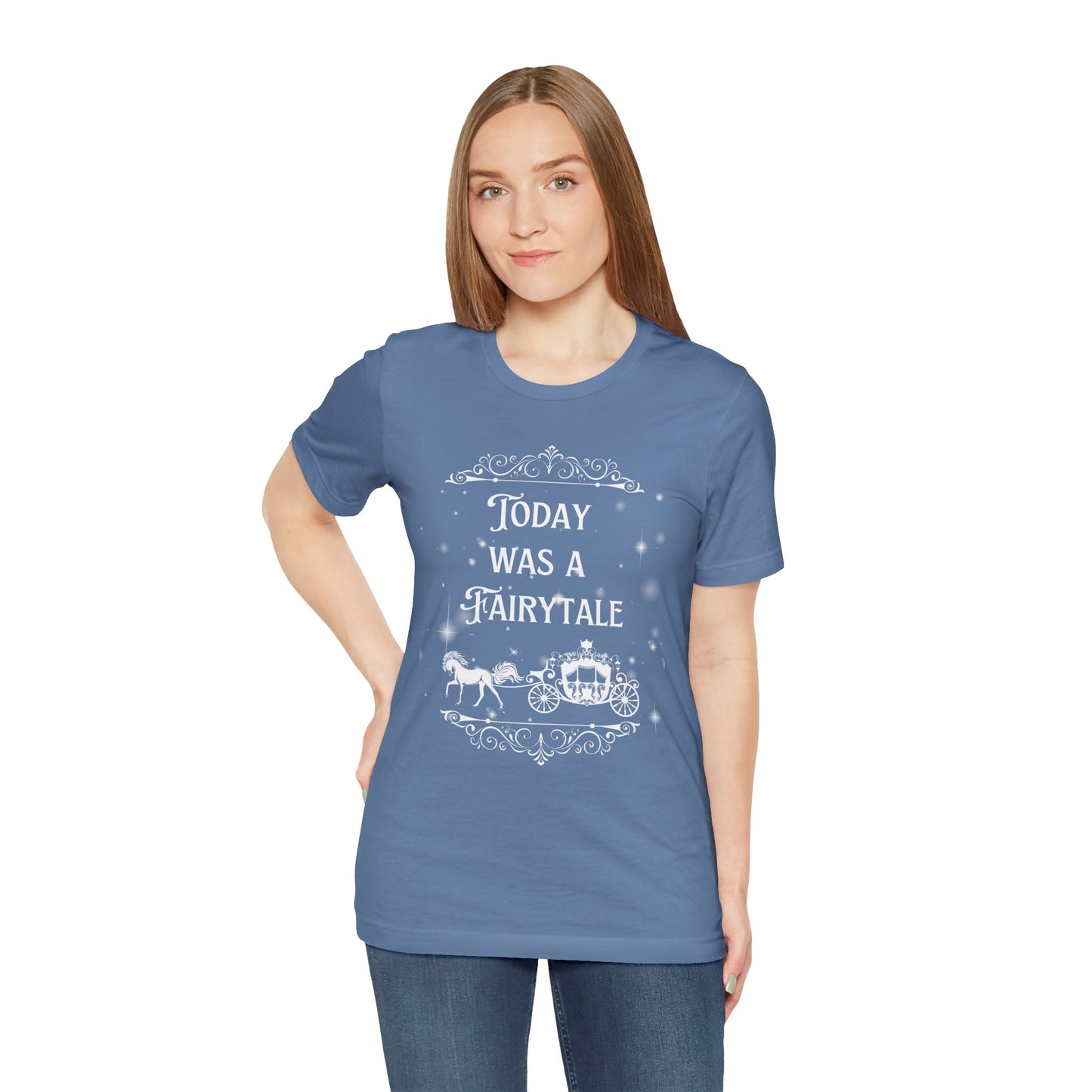 Fairytale Bride Short Sleeve Tee - Today Was a Fairytale (Front and Back!)
