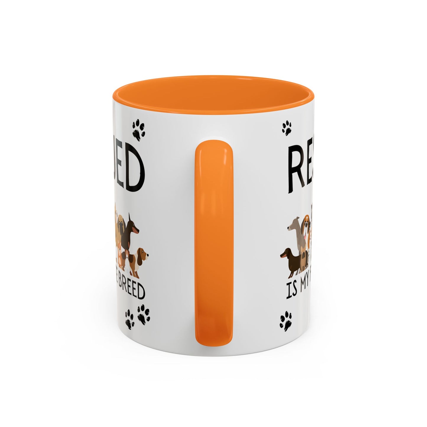 Colorful Dog Rescue Mugs - Perfect for Pet Lovers, Gift for Animal Advocates, 11oz