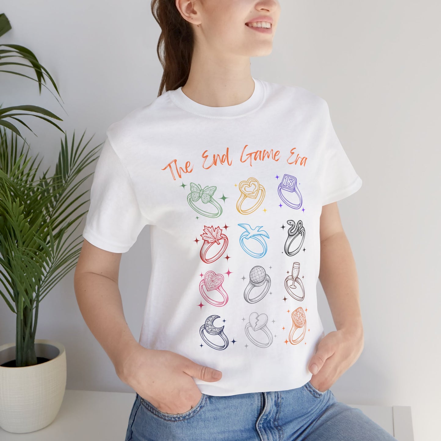 End Game Engagement Rings Era Tee for Fun-Loving Souls, Perfect for Casual Outings, Gifts, Parties, Eco-Friendly Wear, and Everyday Adventures