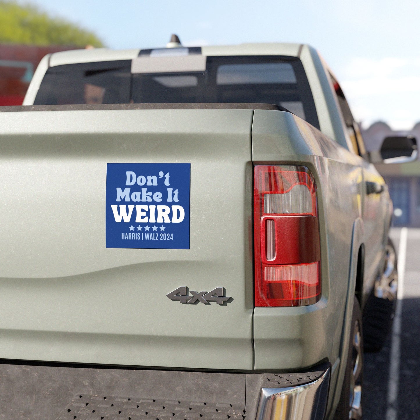 Don't Make It Weird - Harris Walz 2024 - Car Magnet