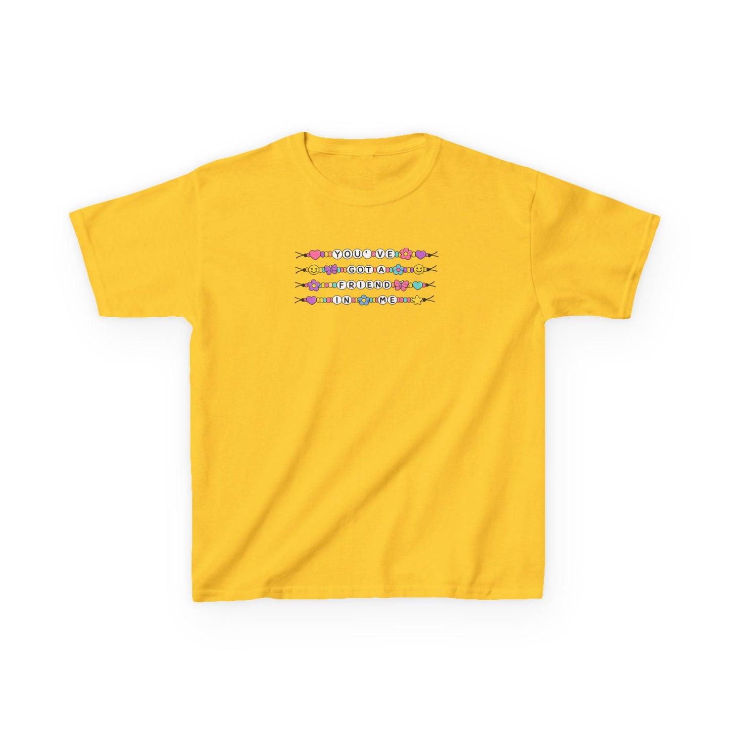 Kids Tee — Colorful Friendship Bracelet Toy Themed