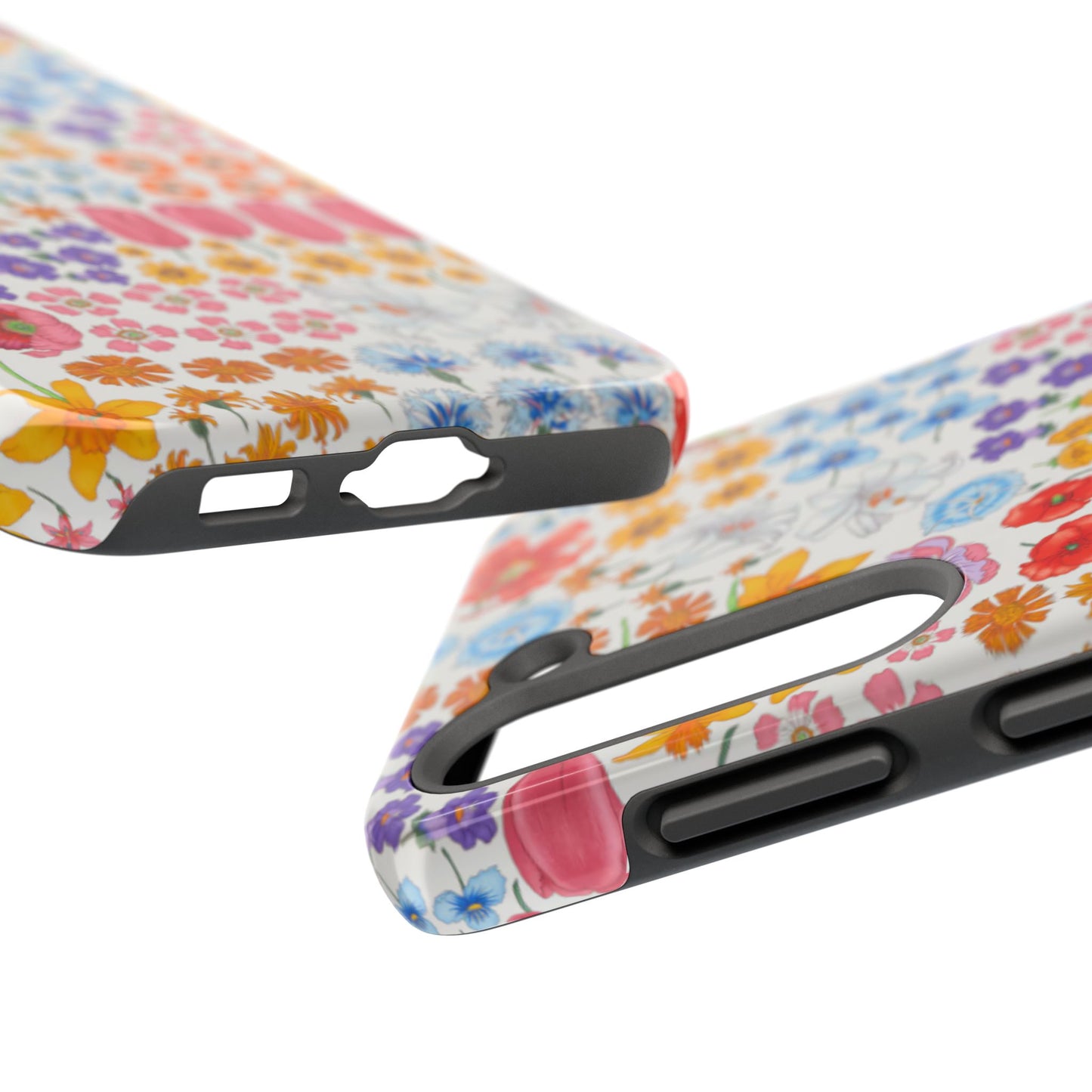 Vibrant Floral Tough Phone Case "Flora"- Durable Protection for Your Device