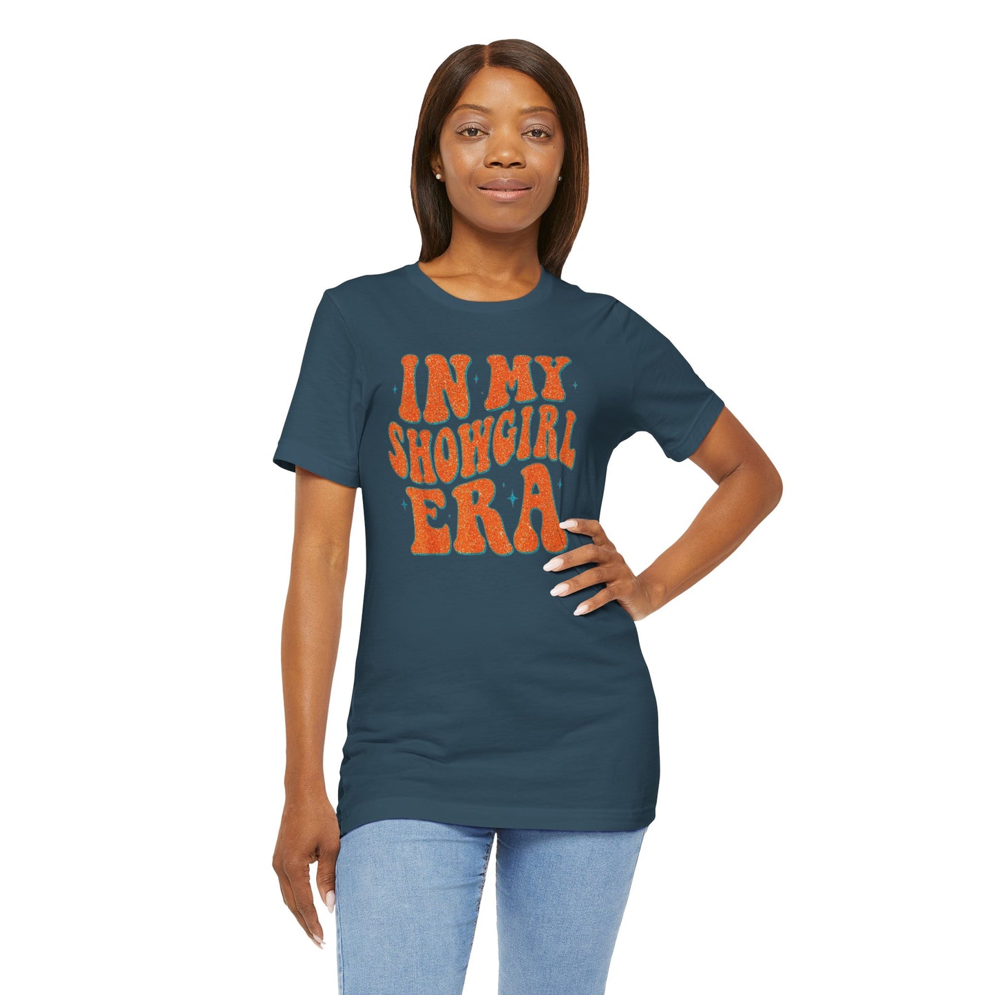 In My Showgirl Era Tee | Fun Graphic T-Shirt, Retro Vibe Shirt, Casual Wear, Festival Outfit, Gift Idea