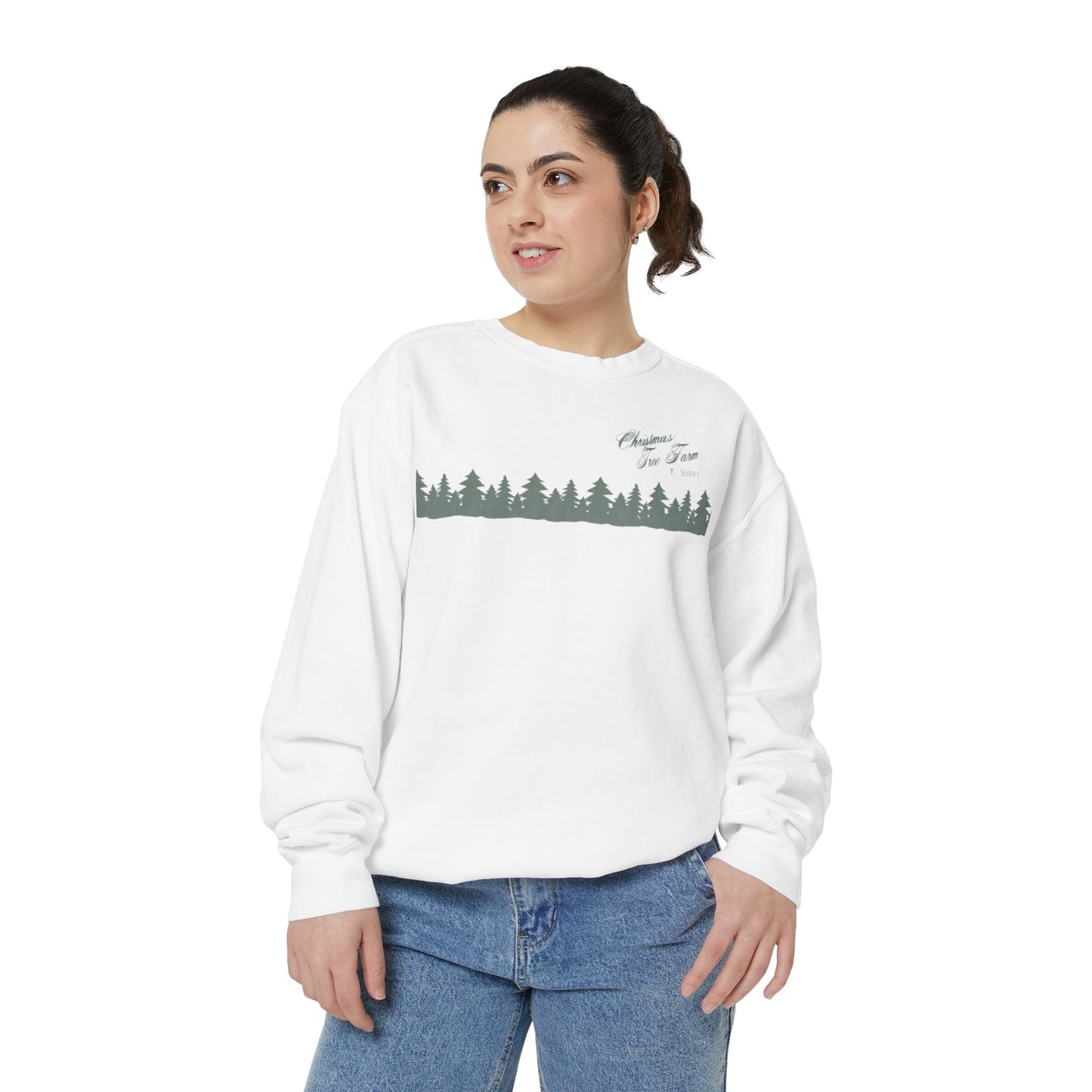 tree farm Comfort Colors Unisex Garment-Dyed Sweatshirt