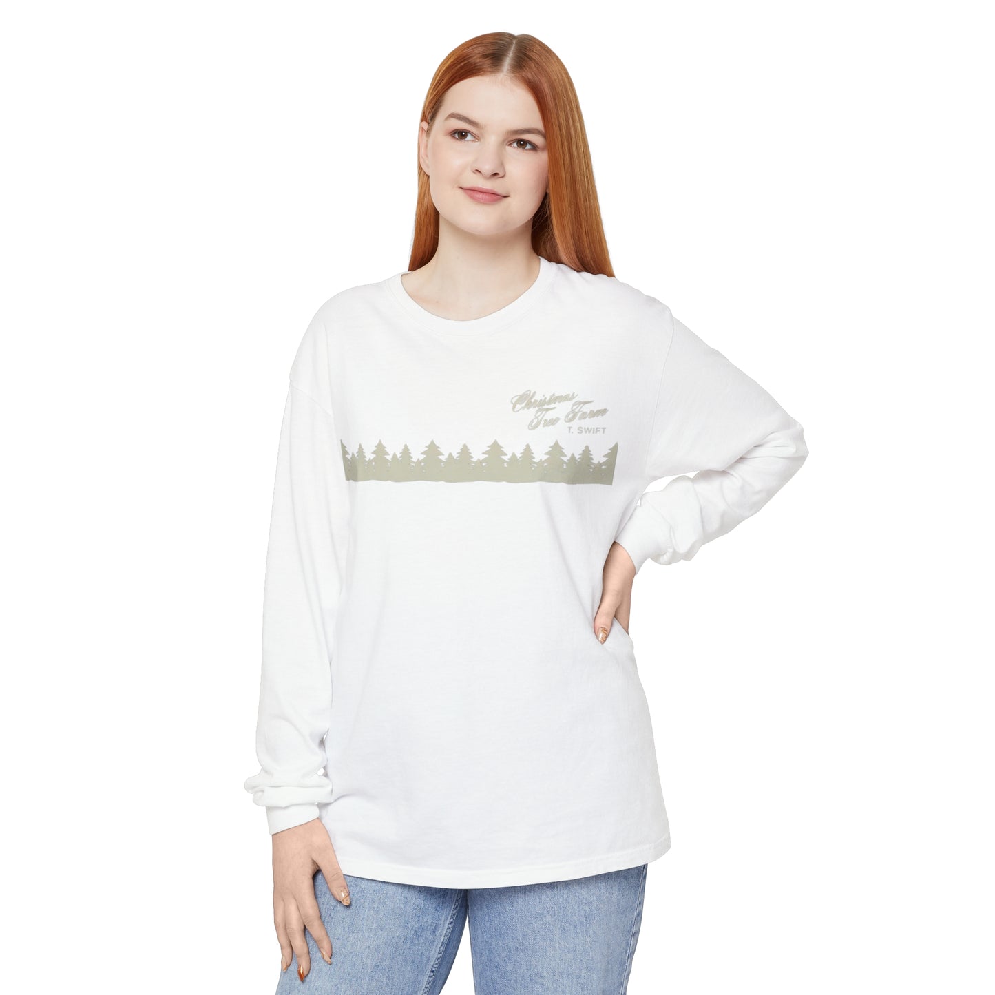 tree farm Unisex Comfort Colors Long Sleeve T-Shirt