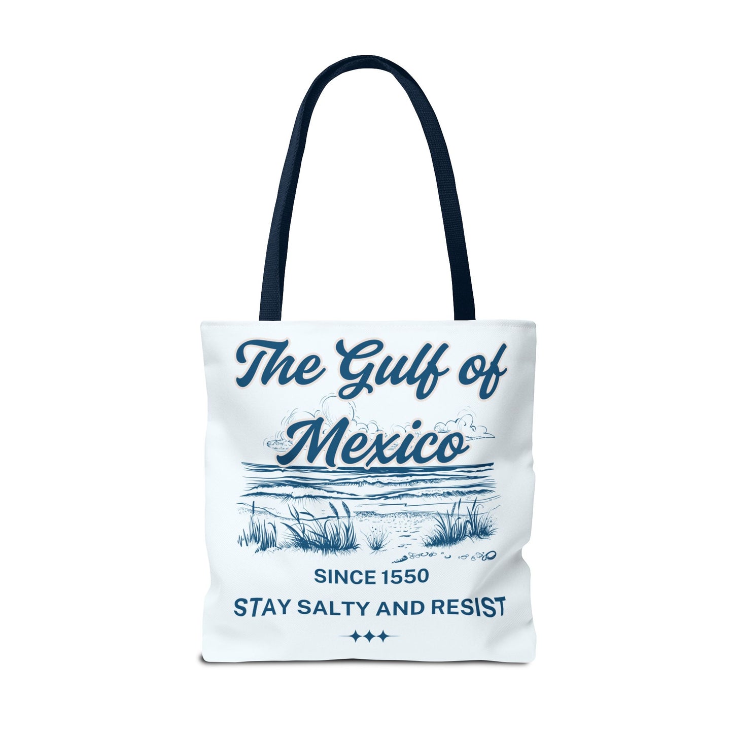Beach-Themed Tote Bag, Gulf of Mexico Design, Nautical Carryall, Summer Essential, Gift for Beach Lovers, Eco-Friendly Bag