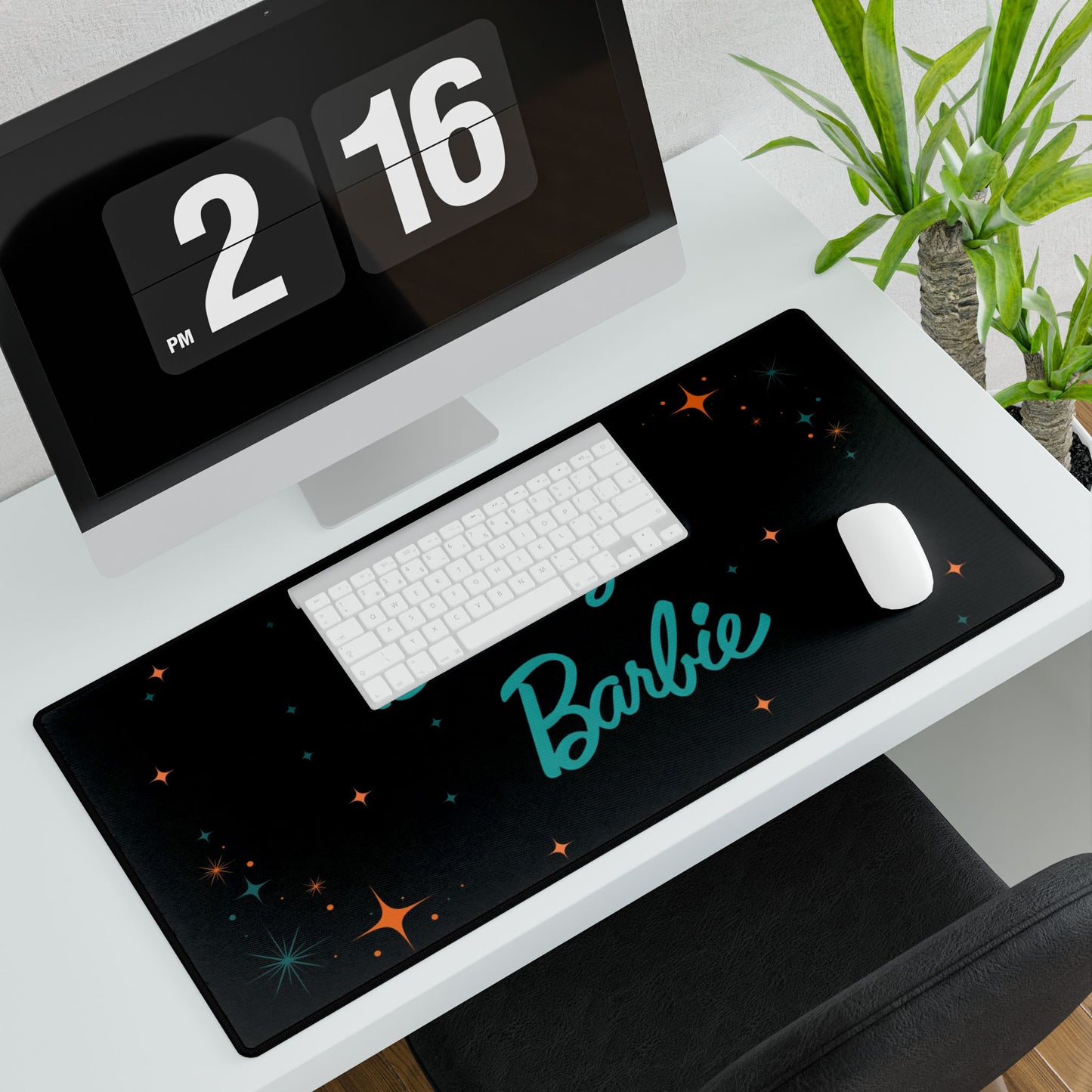 Boring Barbie Desk Mat - Stylish Workspace Accessory, Gaming Desk Pad, Home Office Decor, Gift for Her, Fun Desk Accessory