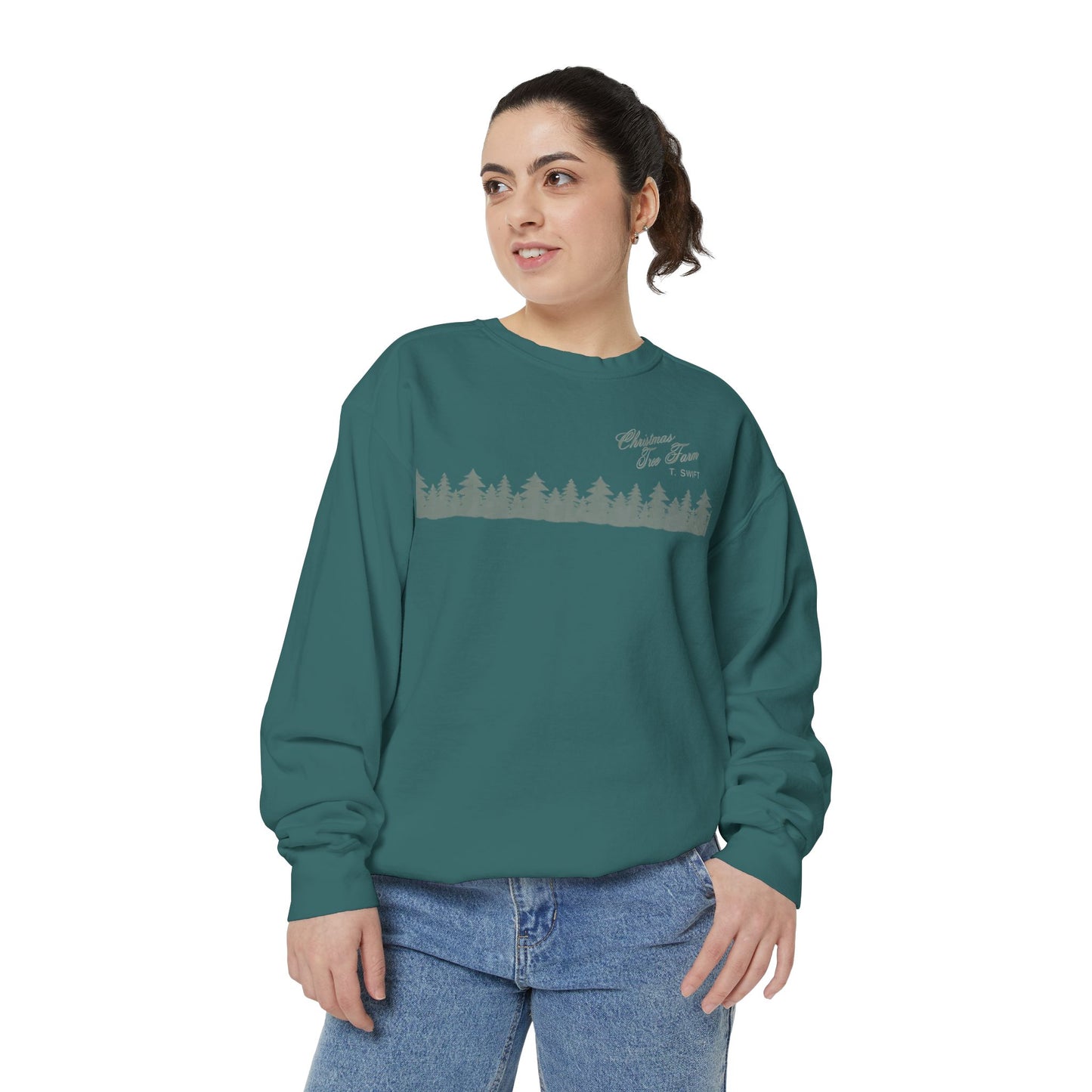 tree farm Comfort Colors Unisex Garment-Dyed Sweatshirt