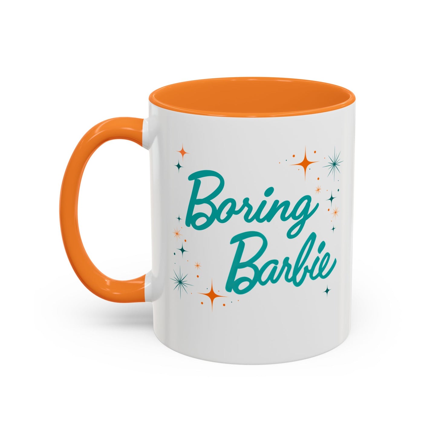 Colorful Boring B Mug - Fun Ceramic Cup, Unique Gift for Her, Retro Vibe Coffee Mug, Birthday or Celebration Mug, Quirky Drinkware