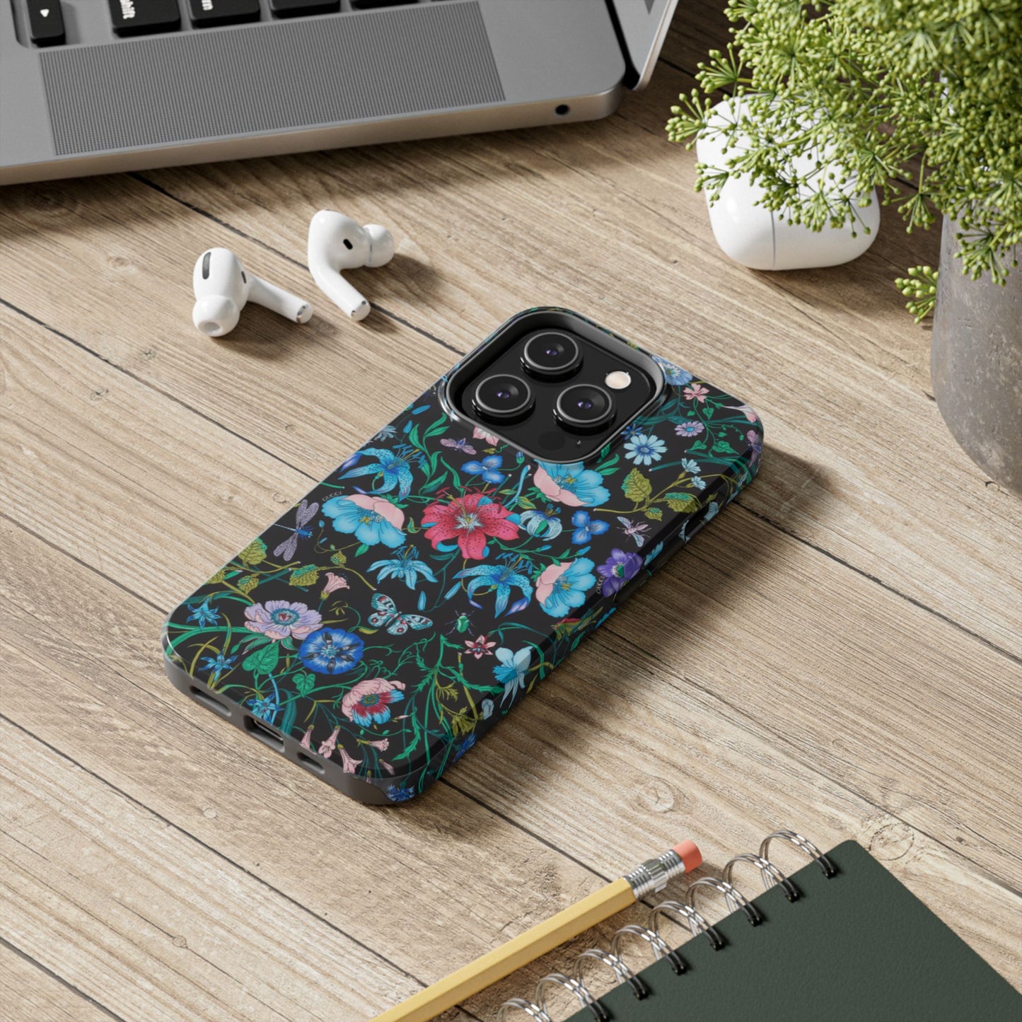 Vibrant Floral Tough Phone Case - Stylish and Durable Protection