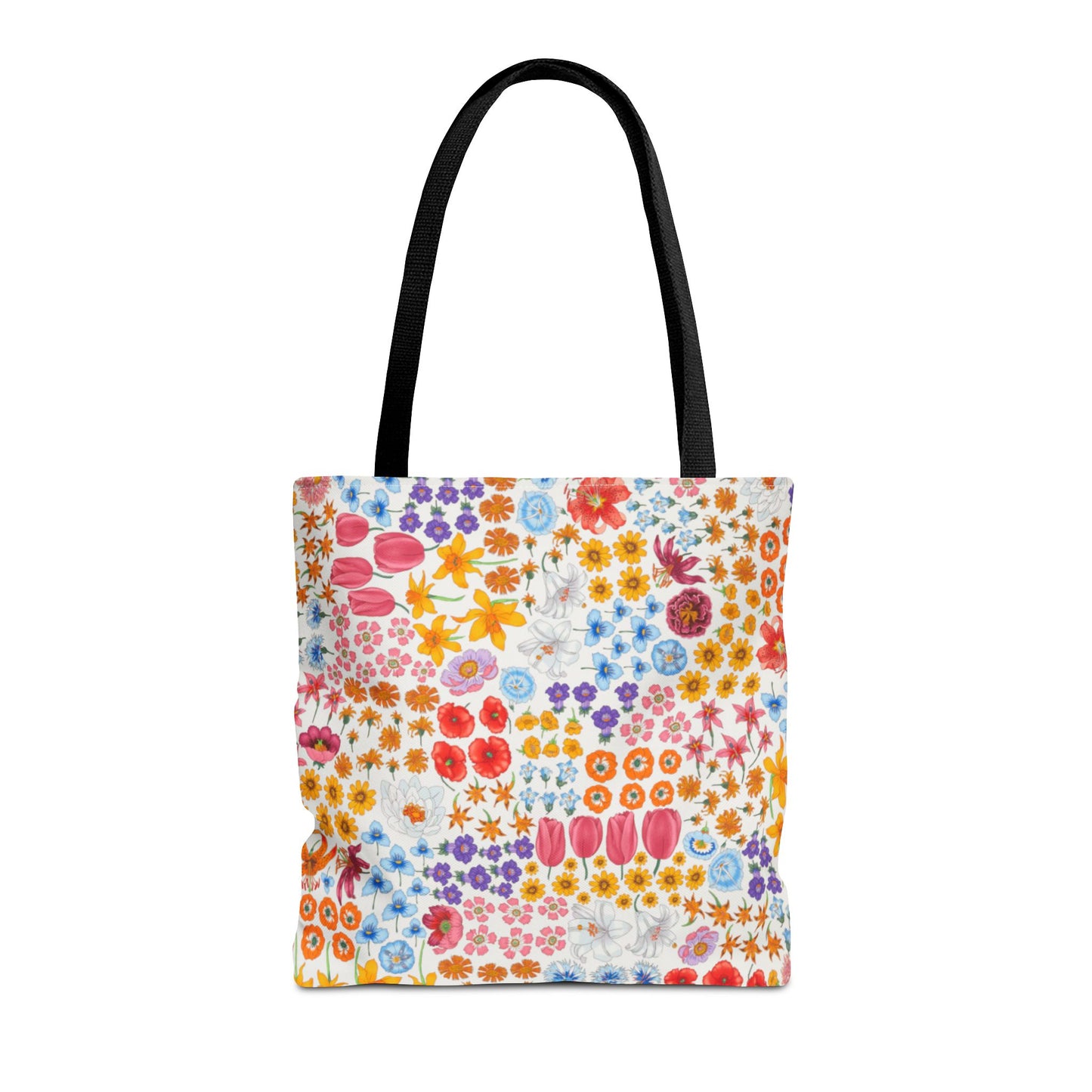 Colorful Floral Tote Bag for Everyday Use "Flora" Design!