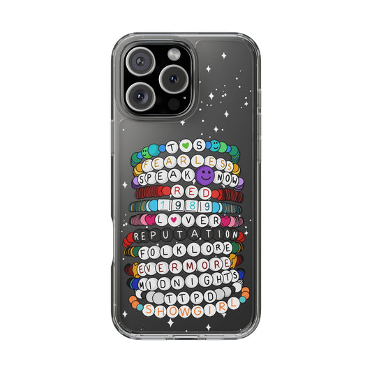 Friendship Bracelets Eras Phone Case: Clear Cases, Cute Phone Accessories, Gift for Swifties, Music Lover Phone Cover, Trendy [...]
