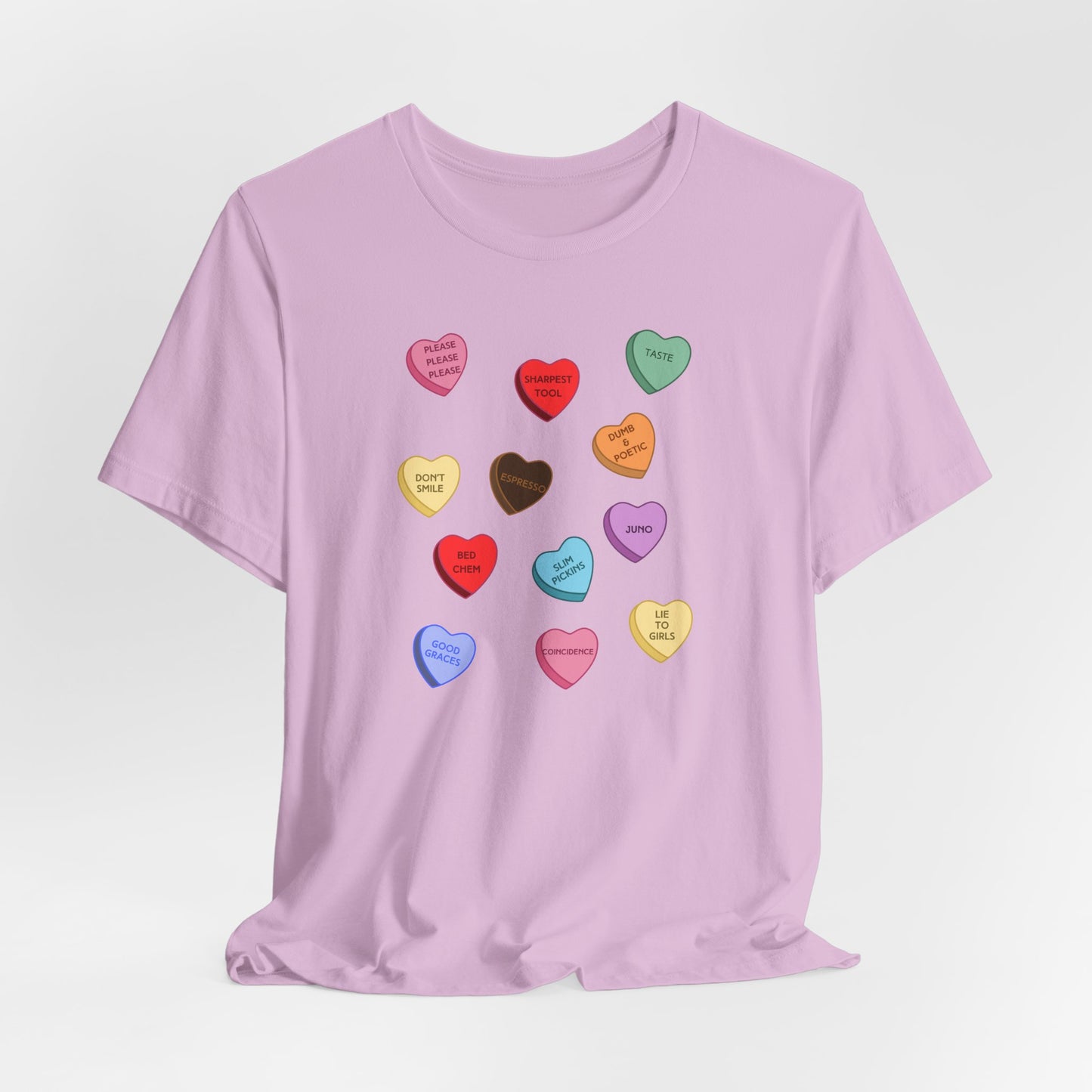Sabrina SNS Candy Valentine Hearts - Unisex Jersey Short Sleeve Tee