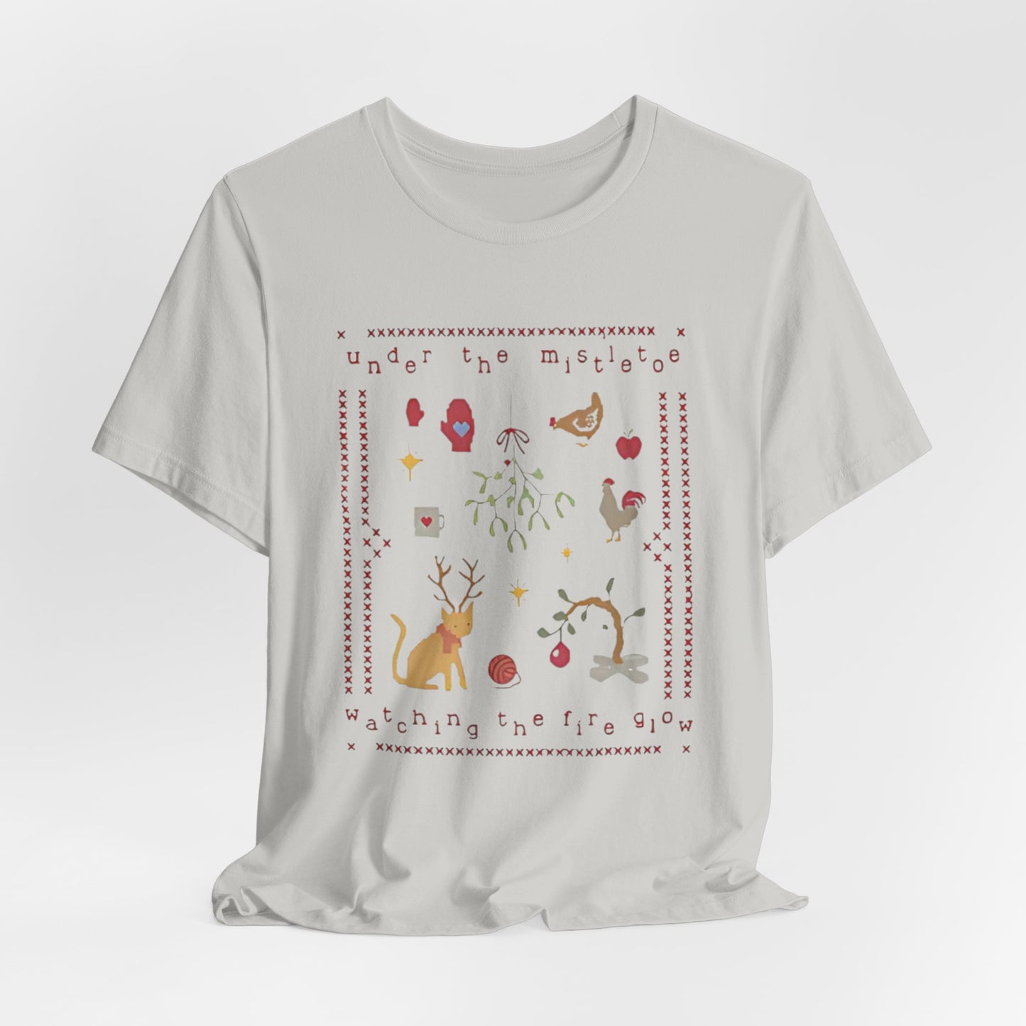 Under the Mistletoe - Unisex Jersey Short Sleeve Tee