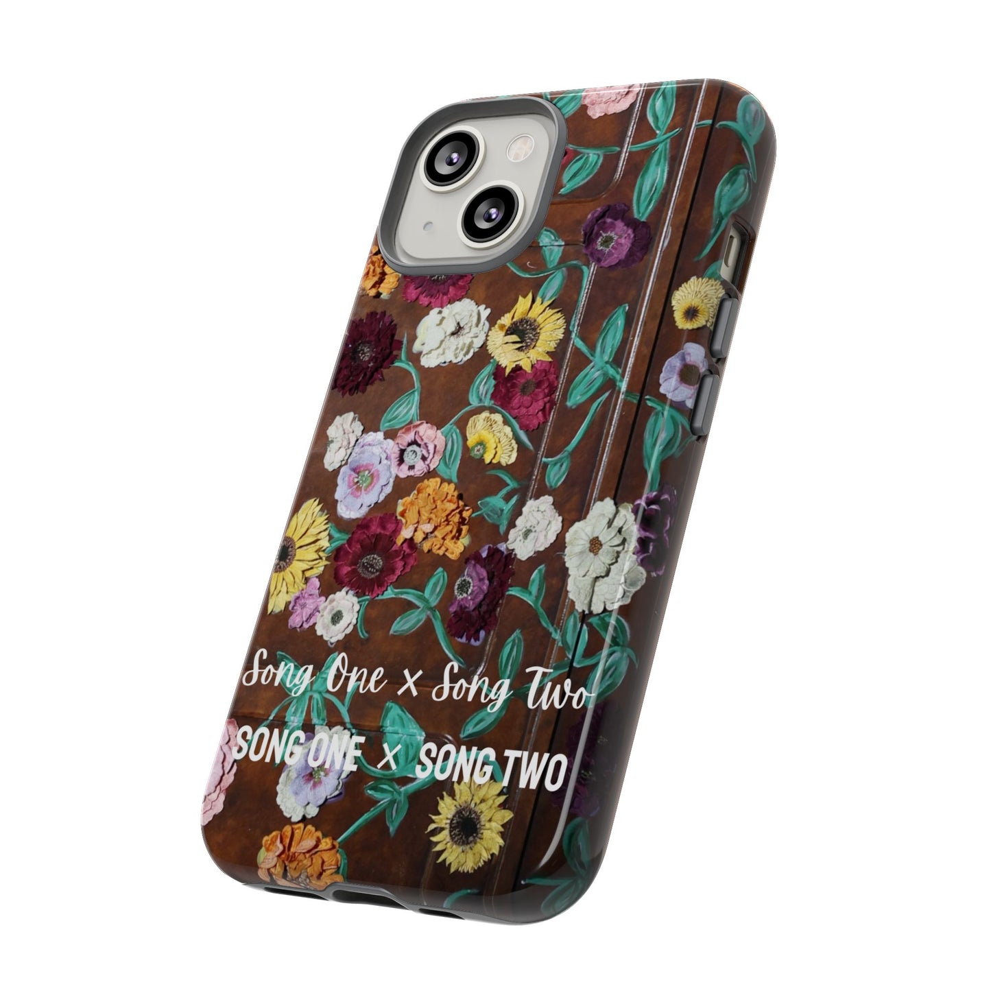 CUSTOMIZABLE with Surprise Song Titles - Surprise Song Floral Piano - Tough Cases