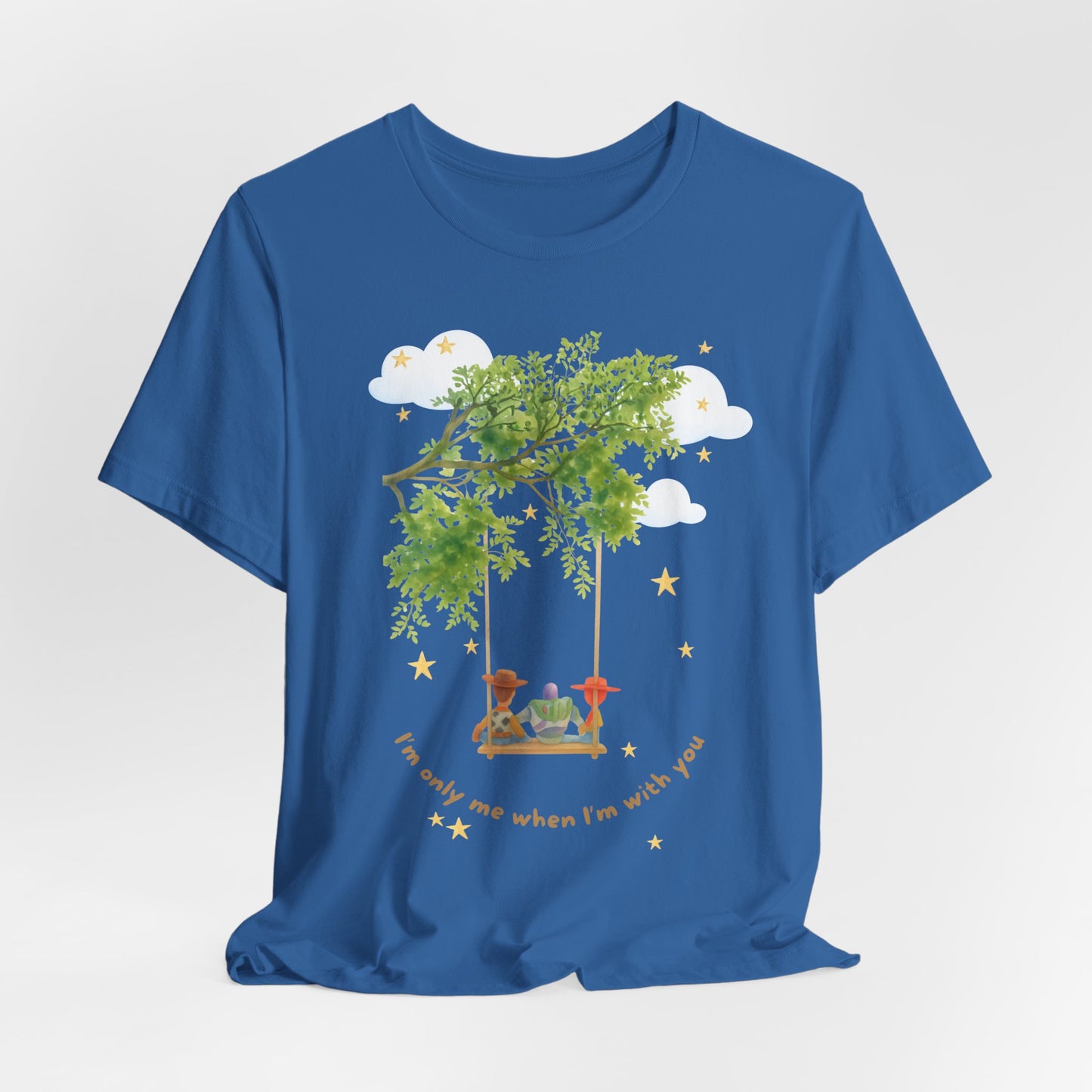 Tree Swing Cute Illustration Tee — I'm only me when I'm with you