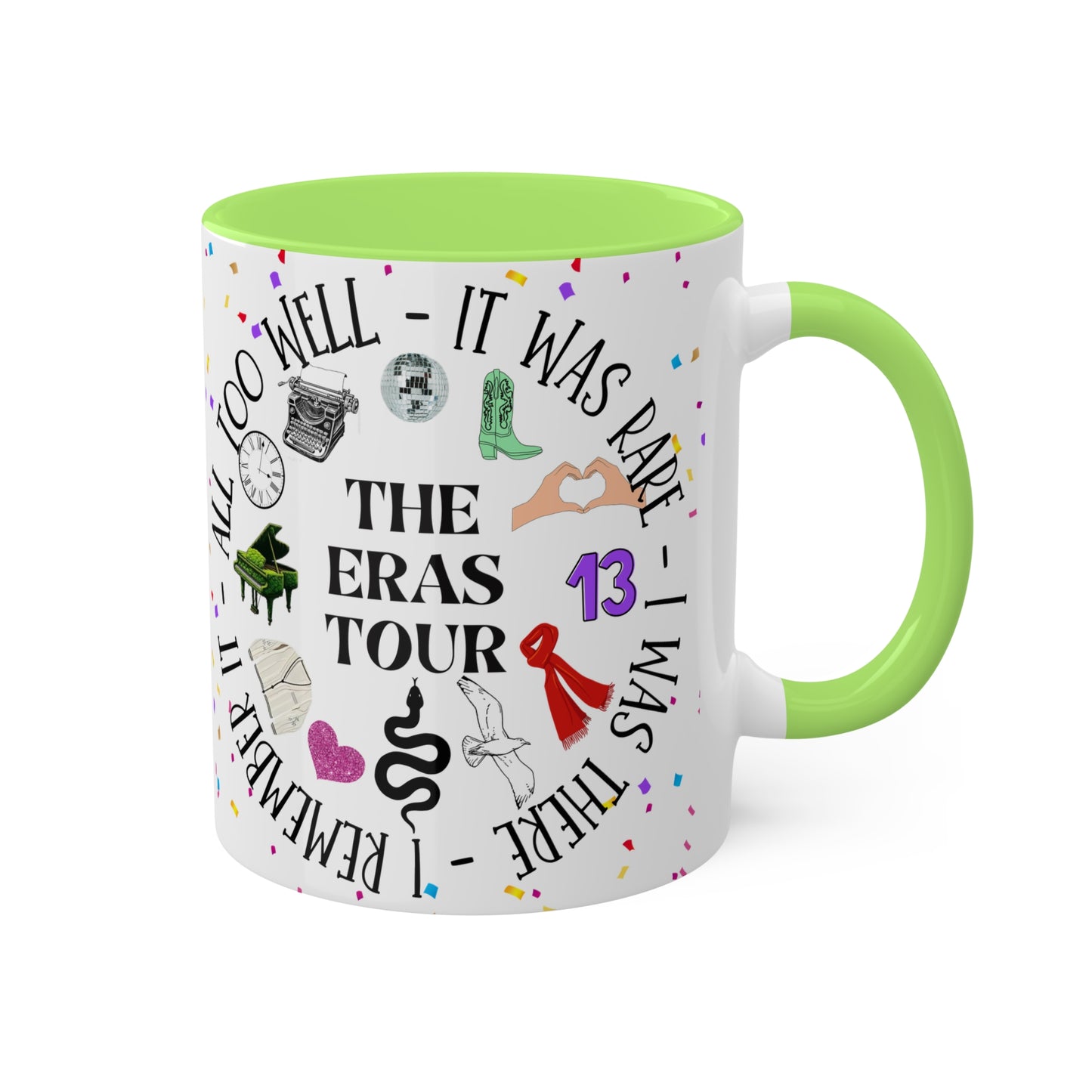 Concert Icons - I remember it all too well - Colorful Mugs, 11oz