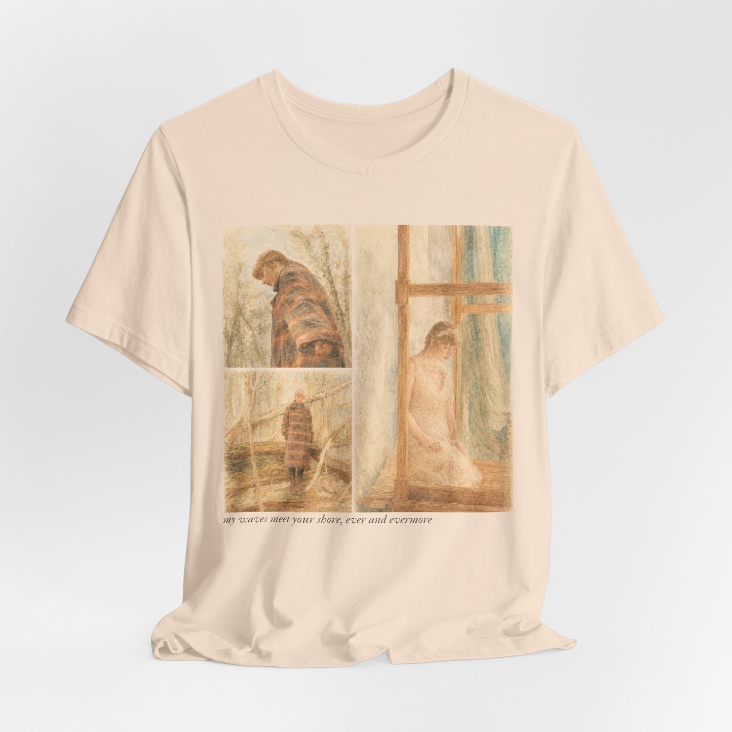 my waves - Soft Pastel Illustration Shirt