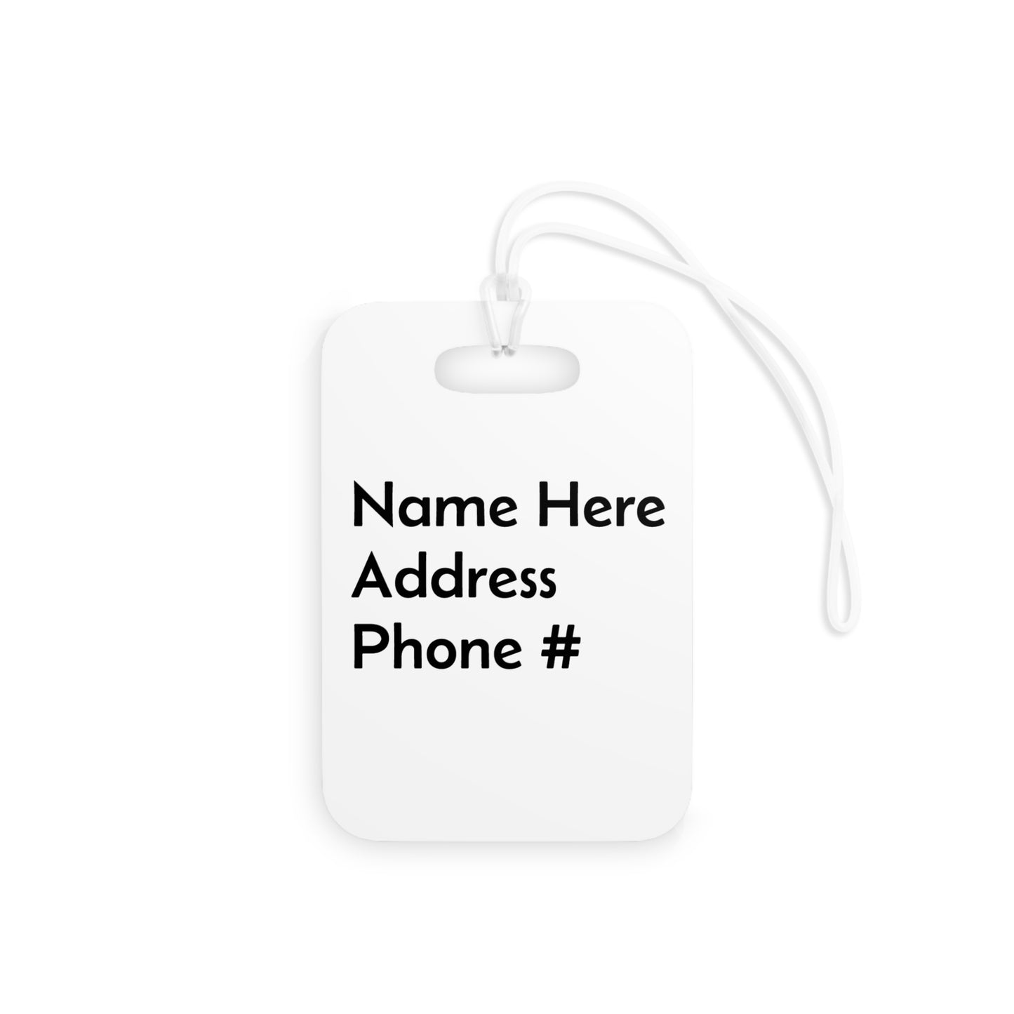 Luggage Tag — “A Lot Going On At The Moment” Personalized Travel ID