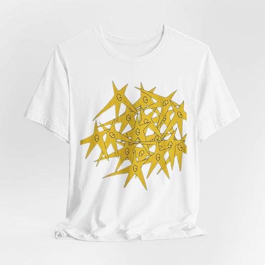 yellow stars - Unisex Jersey Short Sleeve Tee