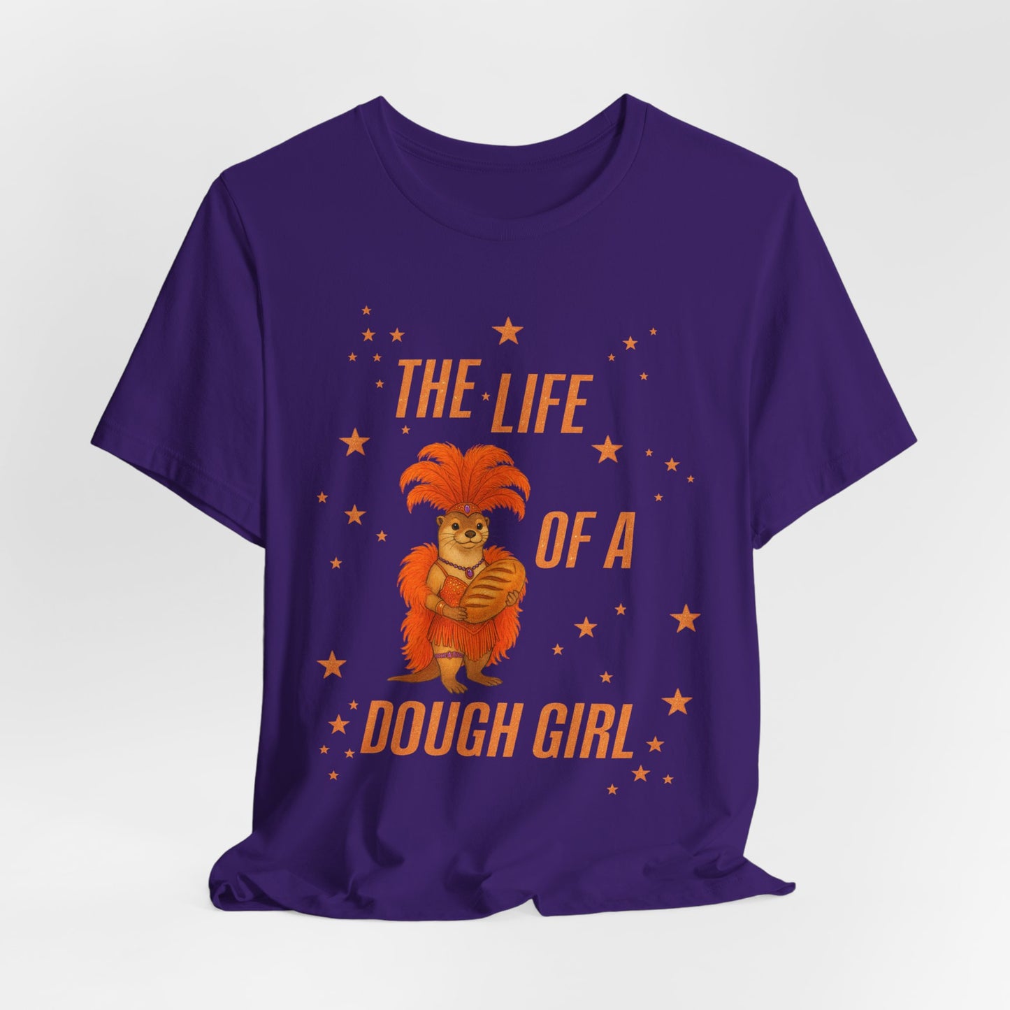 The Life of a Dough Girl Otter Tee, Perfect for Baking Enthusiasts, Cute Cooking Gifts for Her, Summer Casual Wear, Dough Girl Design