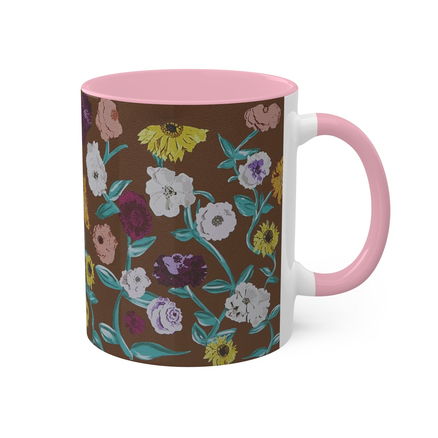 Surprise Song Piano Flowers - Vinyl Case Inspired - Colorful Mugs, 11oz