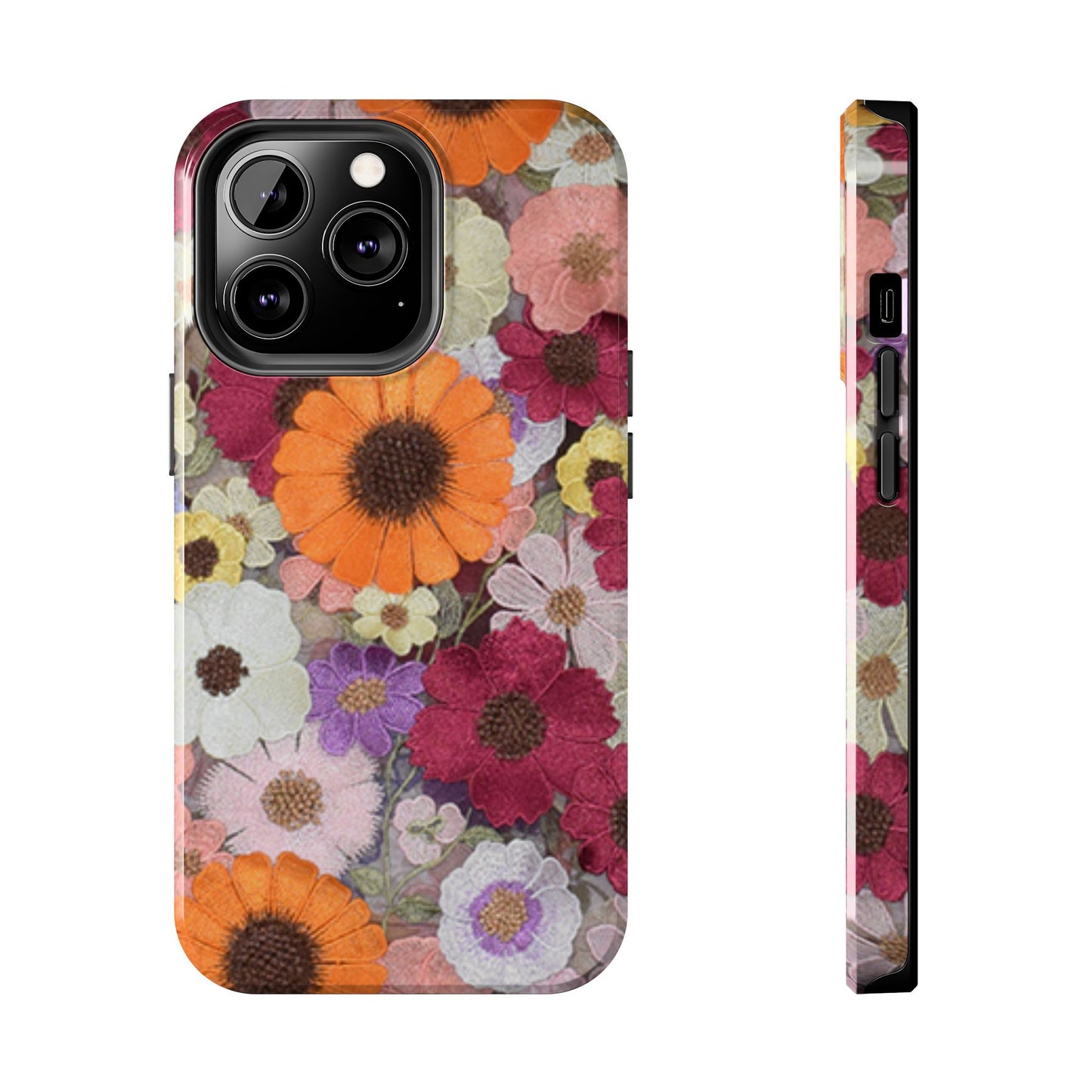 Swiftie Floral Tough Phone Case - Inspired by Tay's 2021 Grammy's Dress!