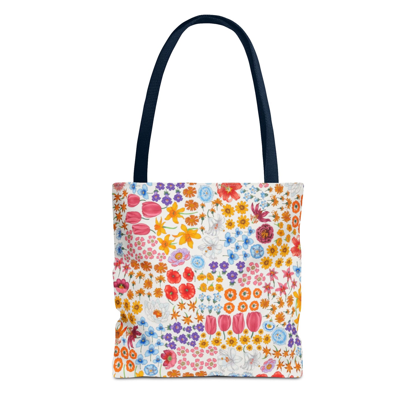 Colorful Floral Tote Bag for Everyday Use "Flora" Design!