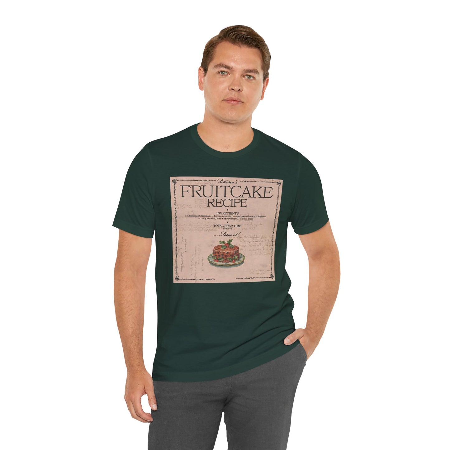 fruitcake recipe Unisex Jersey Short Sleeve Tee