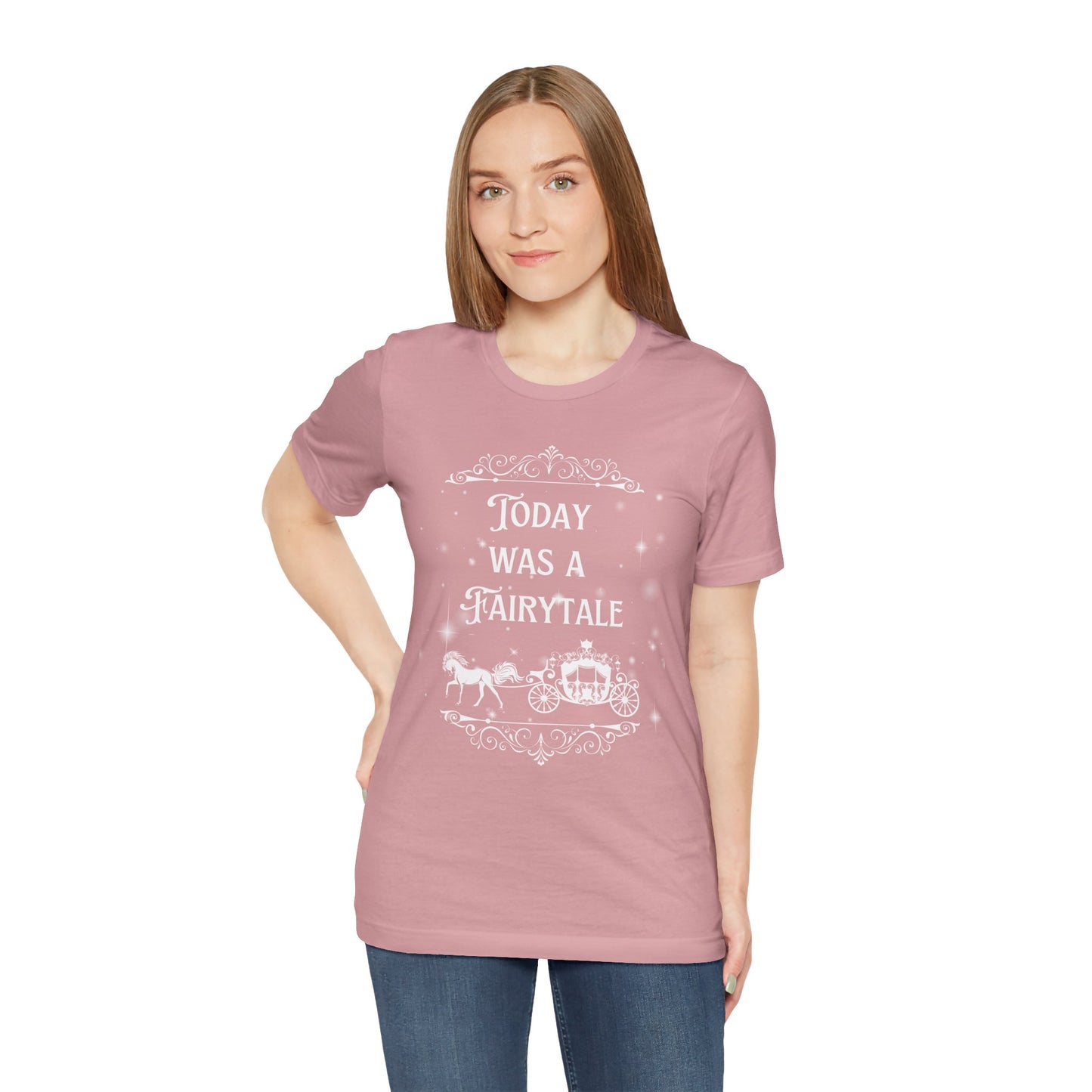 Fairytale Bride Short Sleeve Tee - Today Was a Fairytale (Front and Back!)