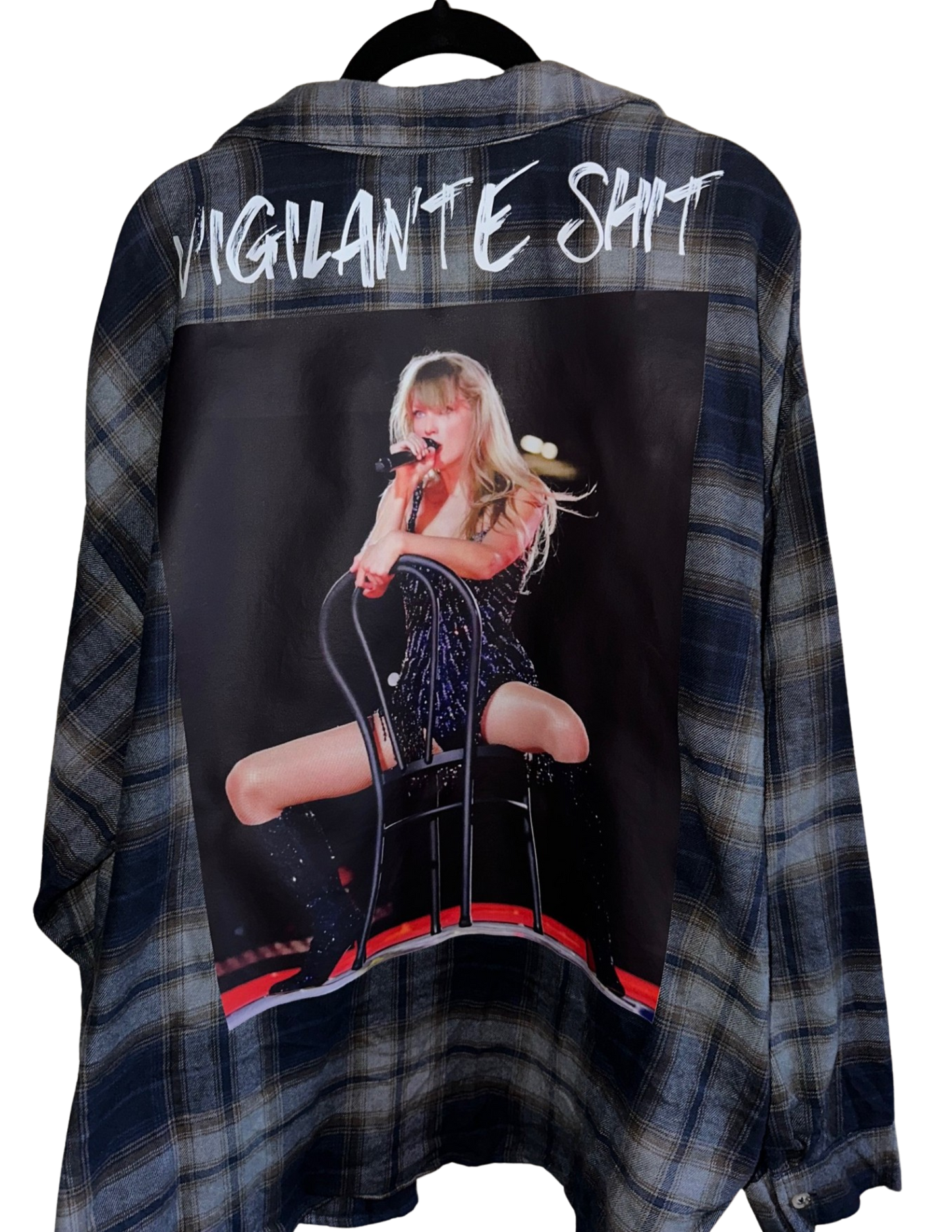 Made to Order Swiftie Upcycled Flannel Shirt