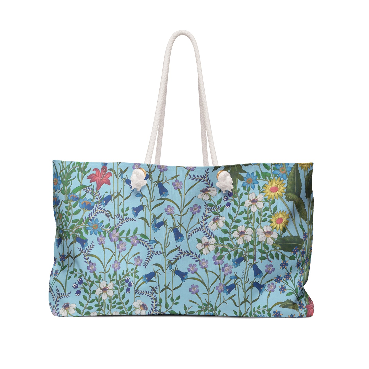 Floral Print "Flora Blue" Weekender Bag for Stylish Getaways