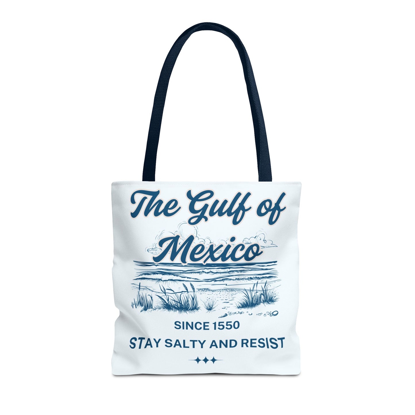 Beach-Themed Tote Bag, Gulf of Mexico Design, Nautical Carryall, Summer Essential, Gift for Beach Lovers, Eco-Friendly Bag