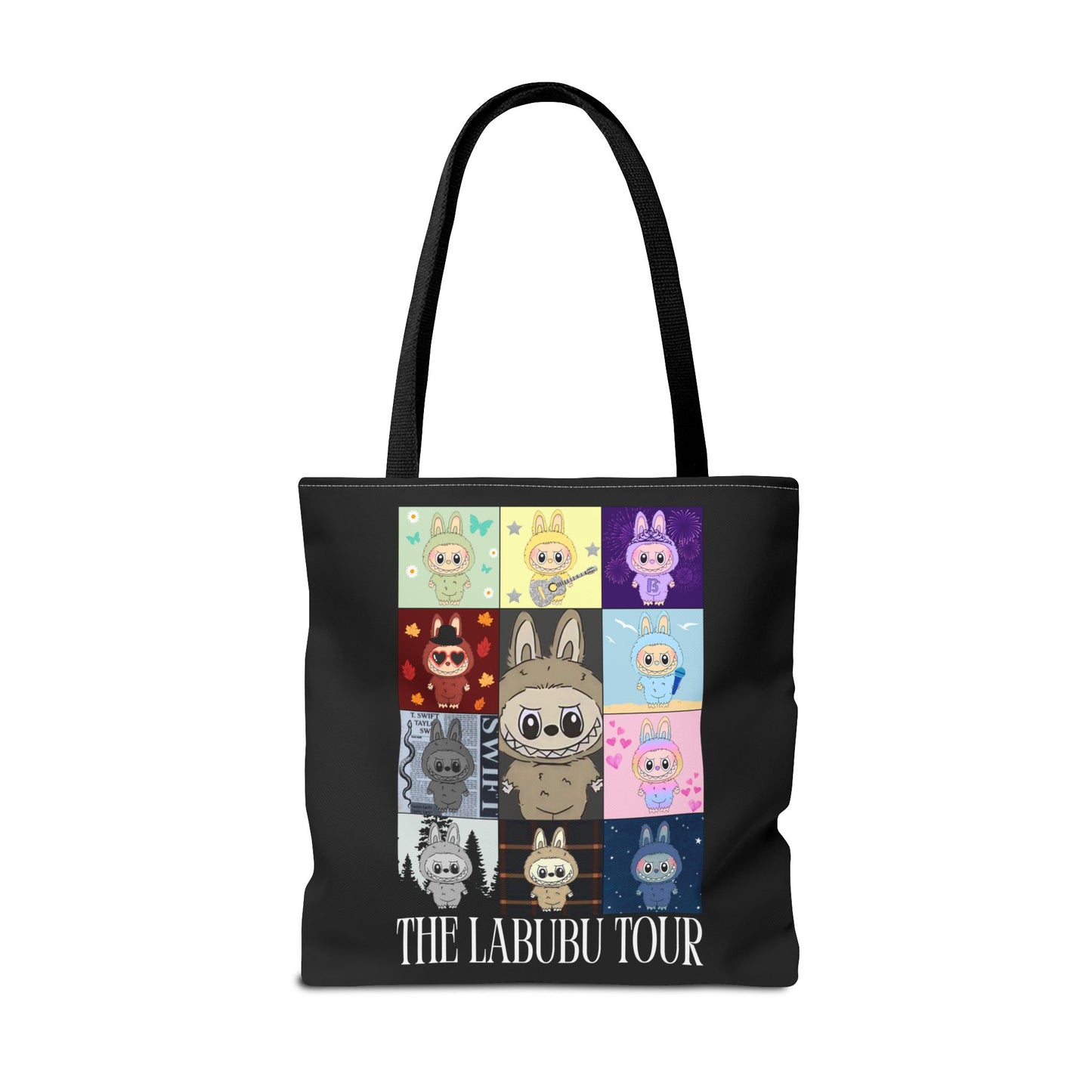 Cute Character Tour Tote Bag | Swiftie Gift | Cartoon Style, Anime Accessories, Gift for Kids, Everyday Use, Eco-Friendly Shopping