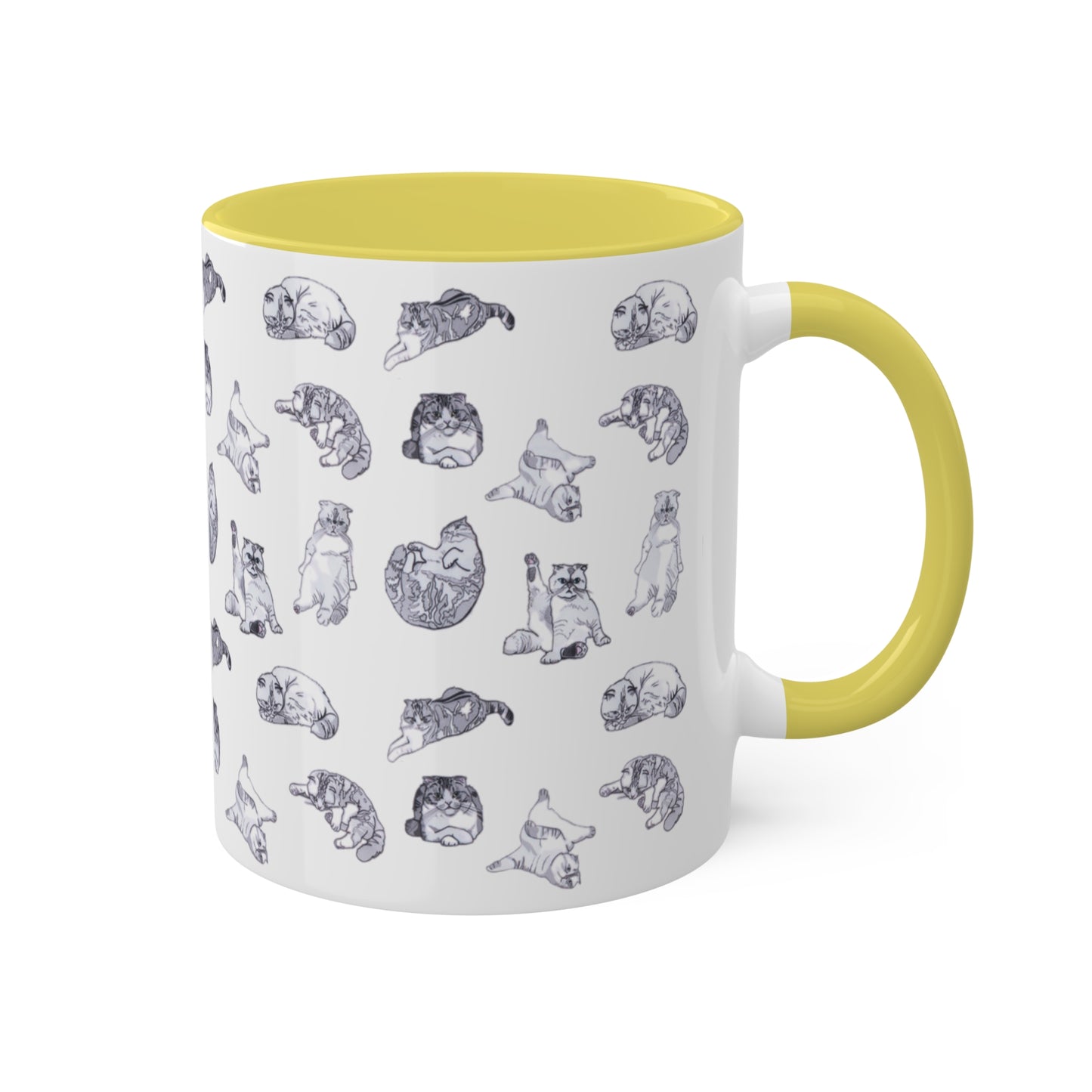 TayTay Cats Colorful Mugs, 11oz