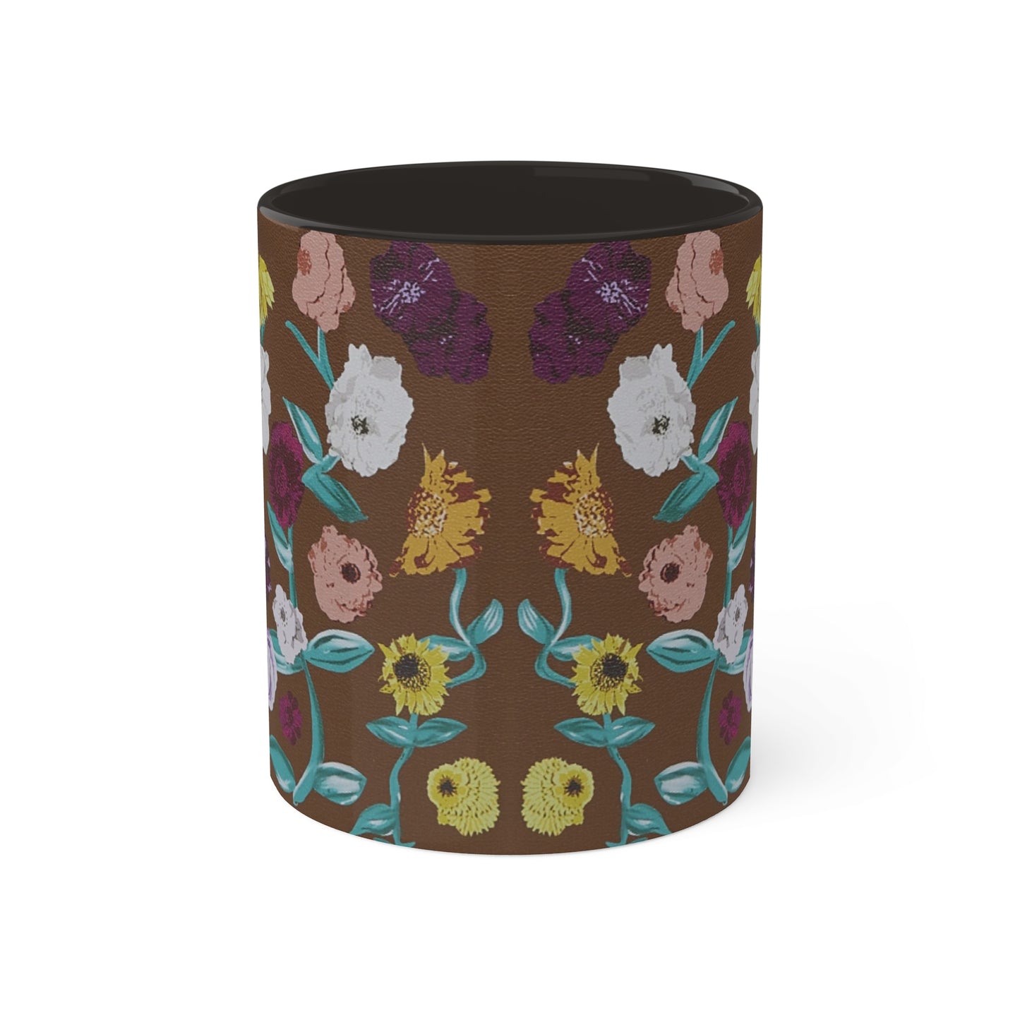 Surprise Song Piano Flowers - Vinyl Case Inspired - Colorful Mugs, 11oz