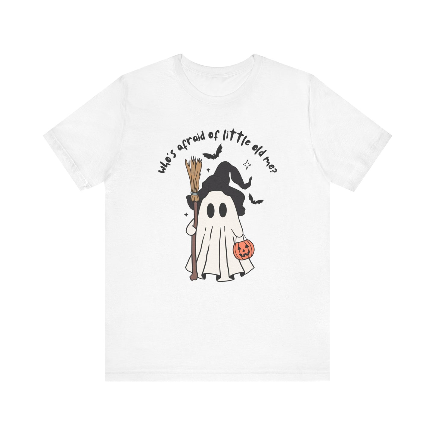 who's afraid of little old me ghost - swiftie halloween - Unisex Jersey Short Sleeve Tee