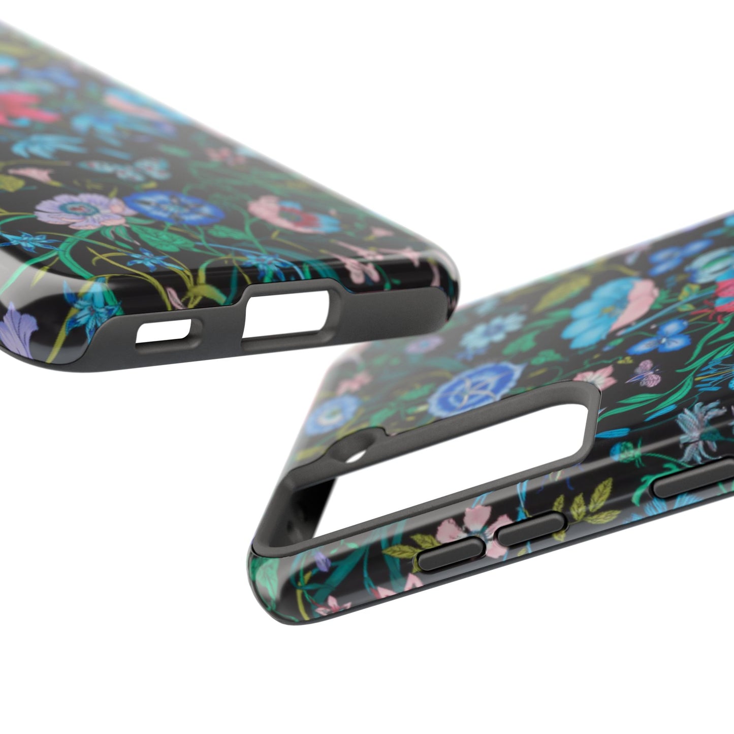 Vibrant Floral Tough Phone Case - Stylish and Durable Protection