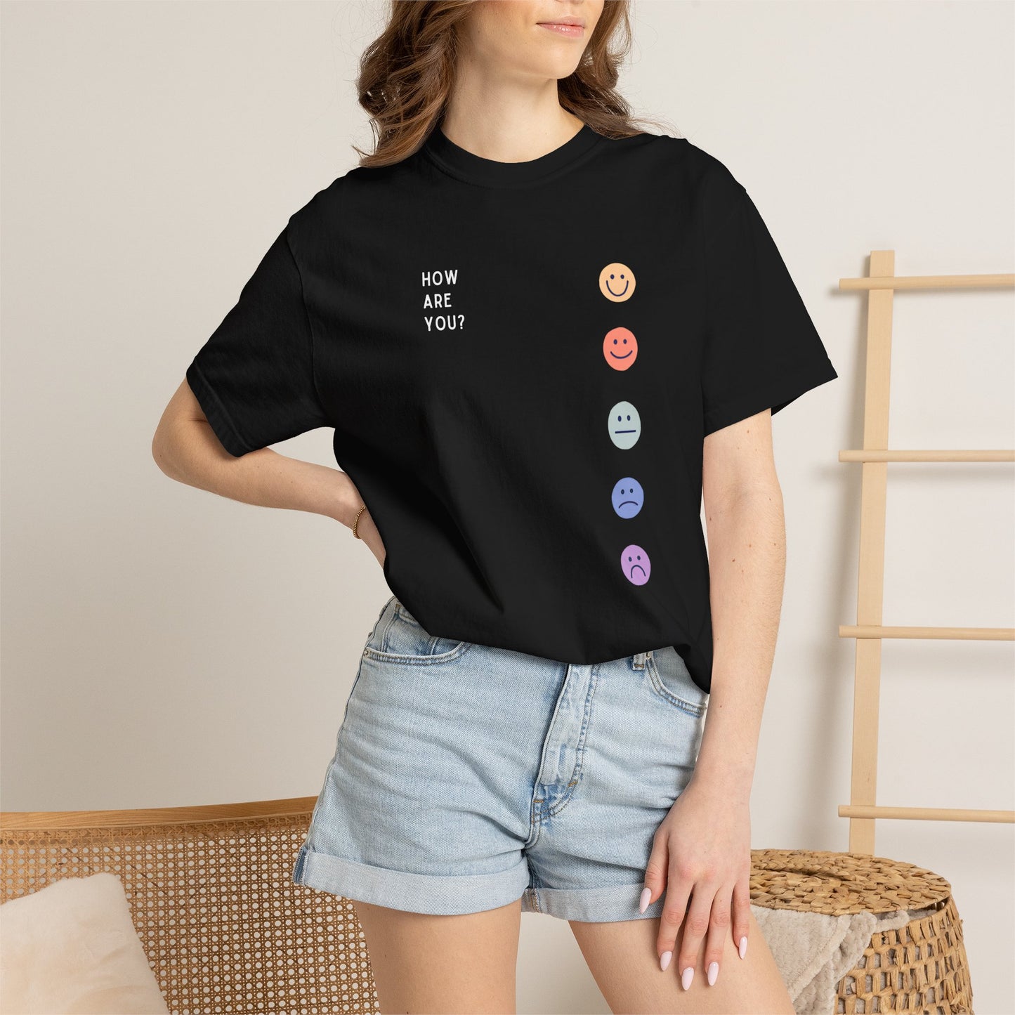 How Are You? Emoji Mood T-Shirt