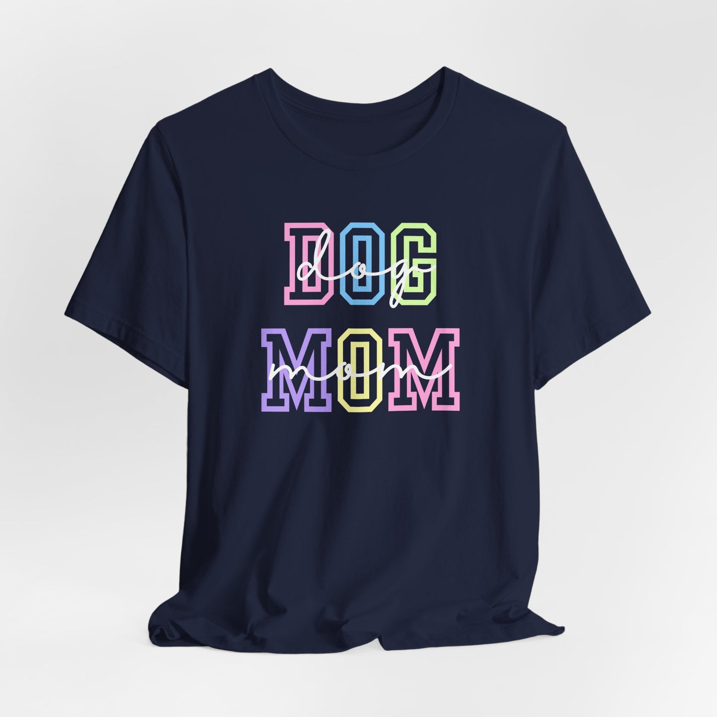 Dog Mom Unisex Bella Canvas Jersey Tee, Perfect Gift for Dog Lovers, Casual Wear, Pet Owner Apparel, Trendy Tee for Dog Owners