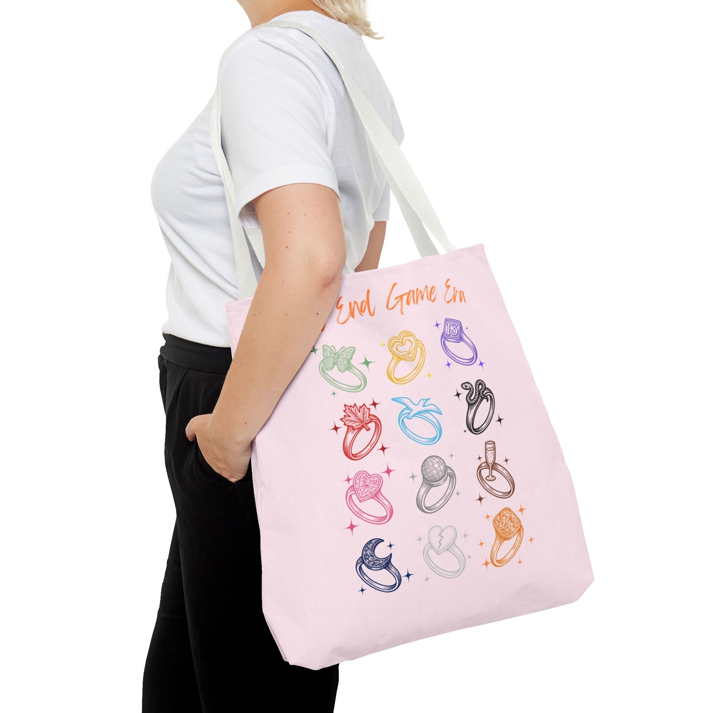End Game Era Engagement Ring Tote Bag for Daily Use, Unique Gift for Fans, Versatile Carry-All for Shopping, Beach, and Travel