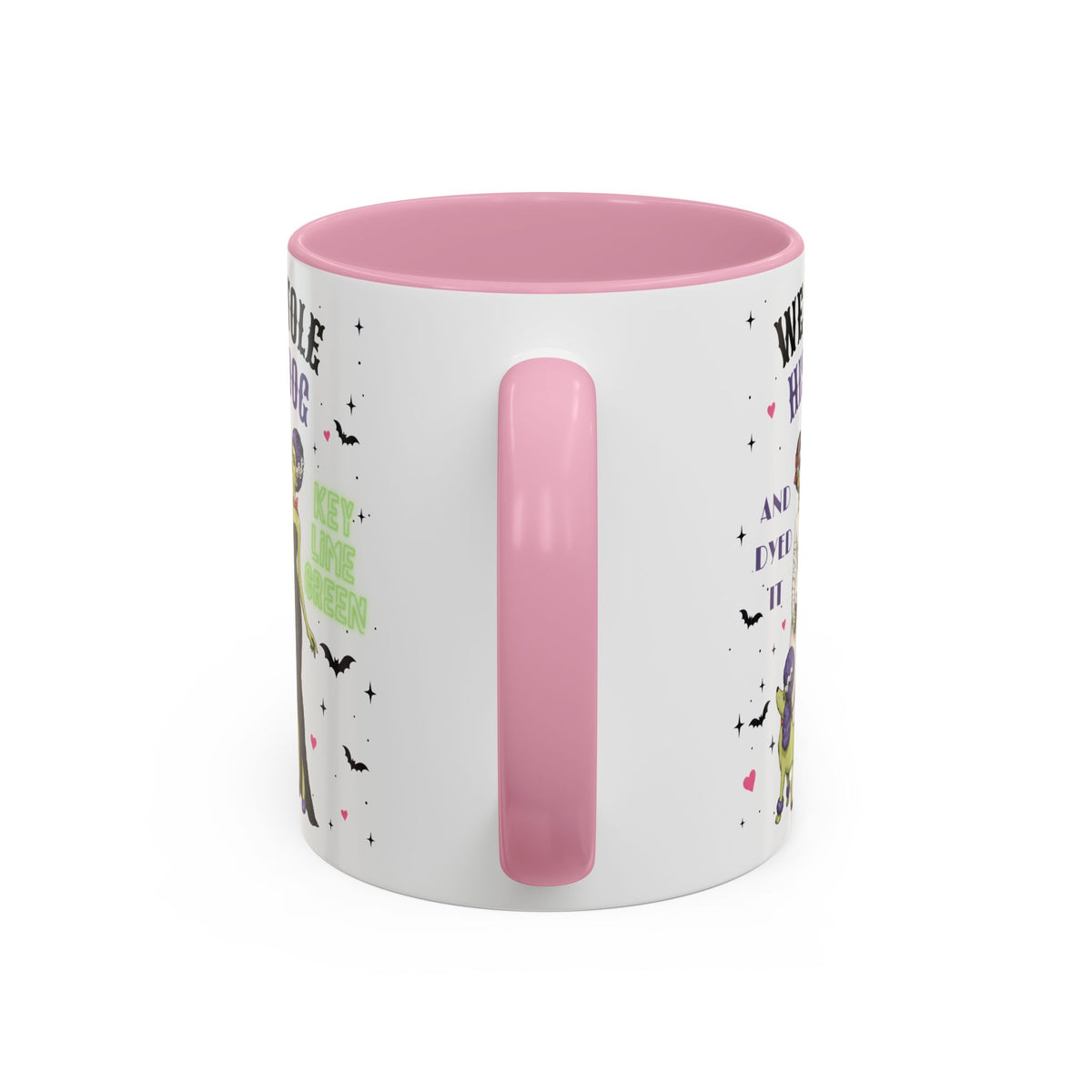Monster Brides Dog Walk Mug — 11 oz Coffee Cup Lesbian Couple