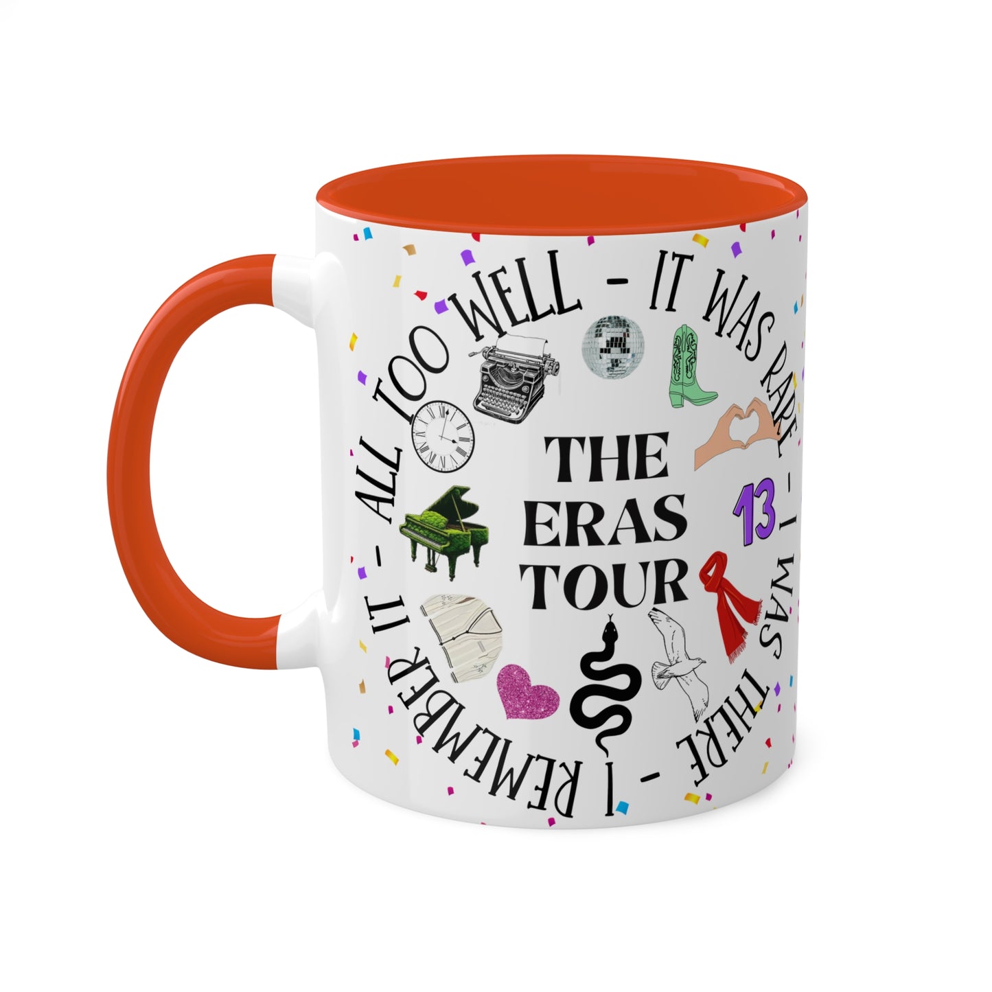 Concert Icons - I remember it all too well - Colorful Mugs, 11oz