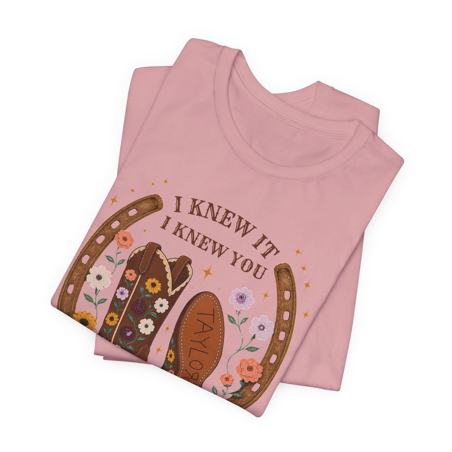 I Knew It I Knew You Cowboy Boots Tee
