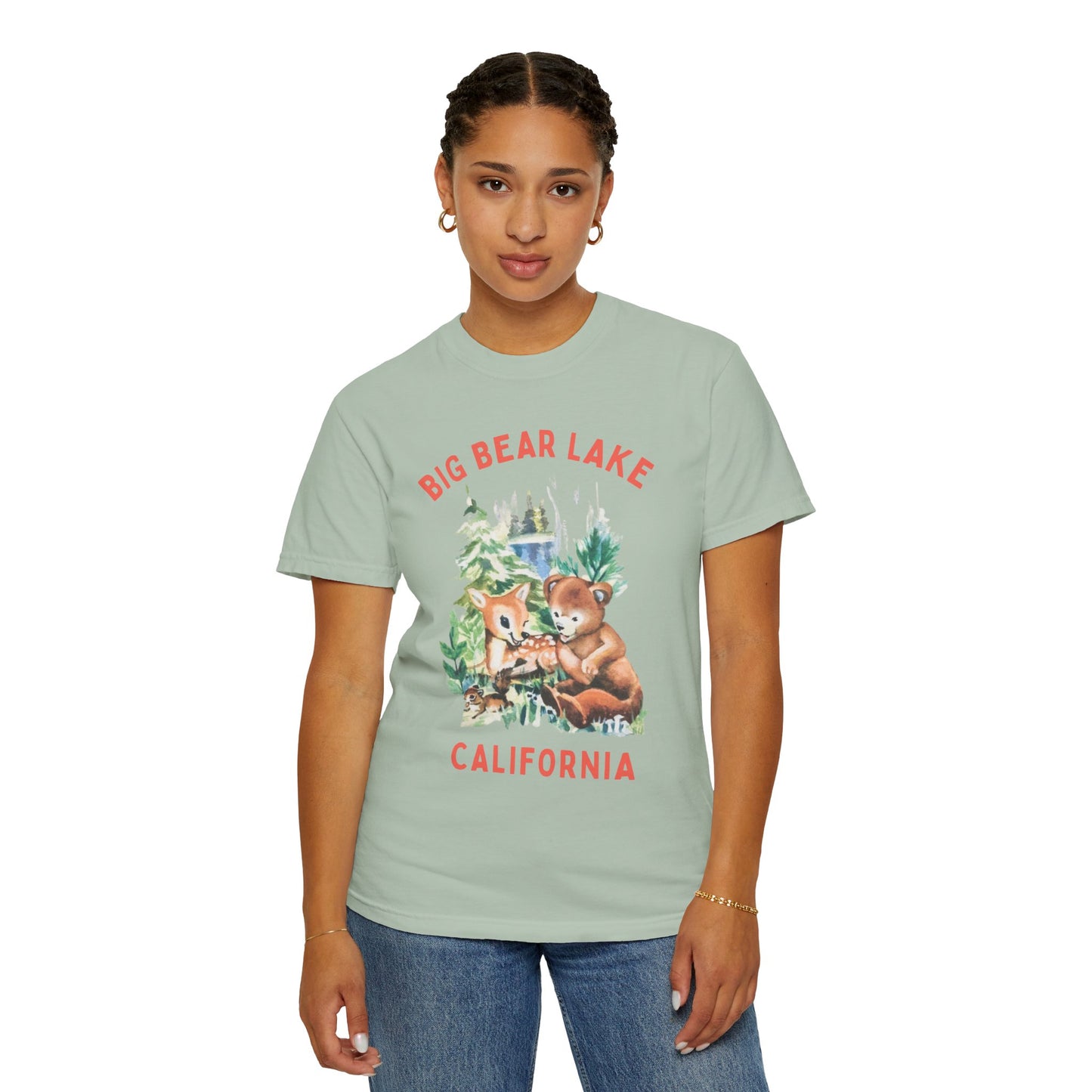 Big Bear Lake Unisex Garment-Dyed T-shirt