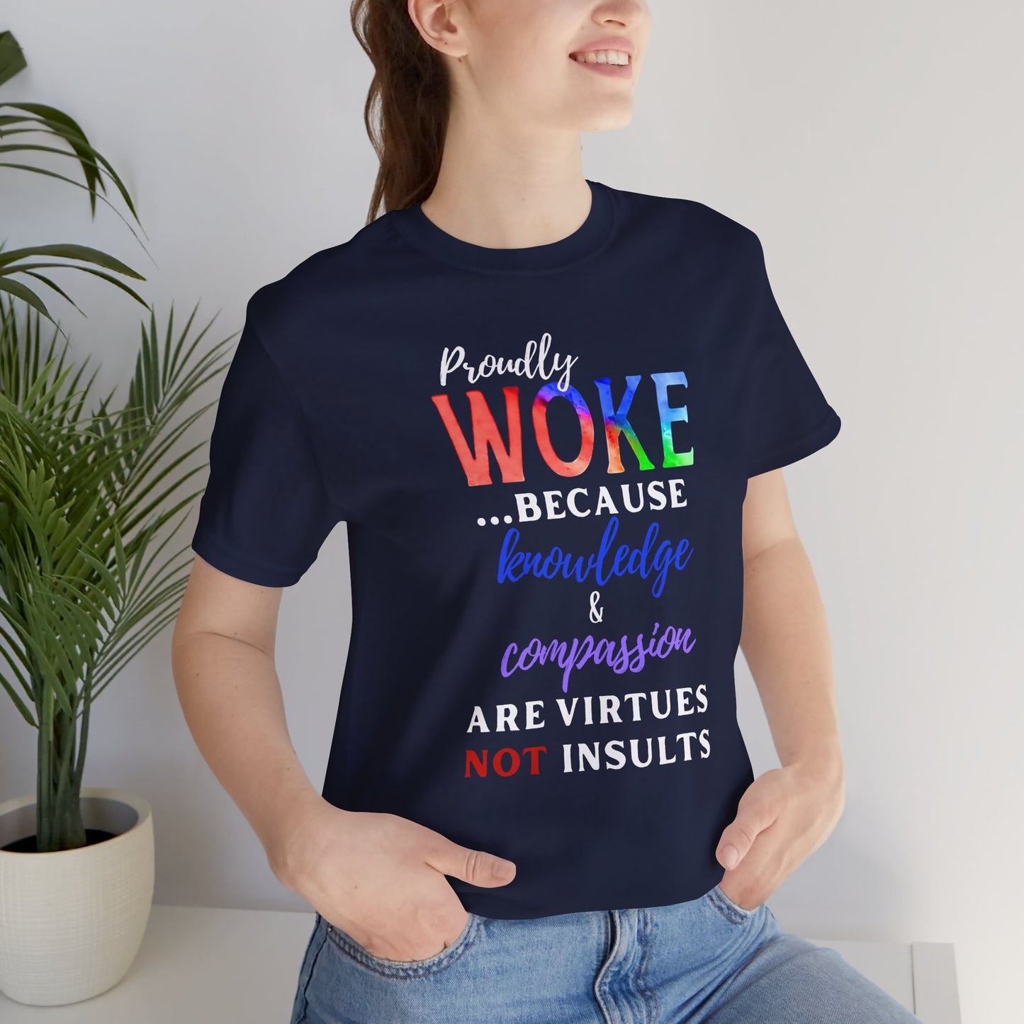 Proudly WOKE Short Sleeve Tee | Unisex T-Shirt for Activists, Social Justice Events, Casual Wear, Gift for Friends, Inclusive [...]