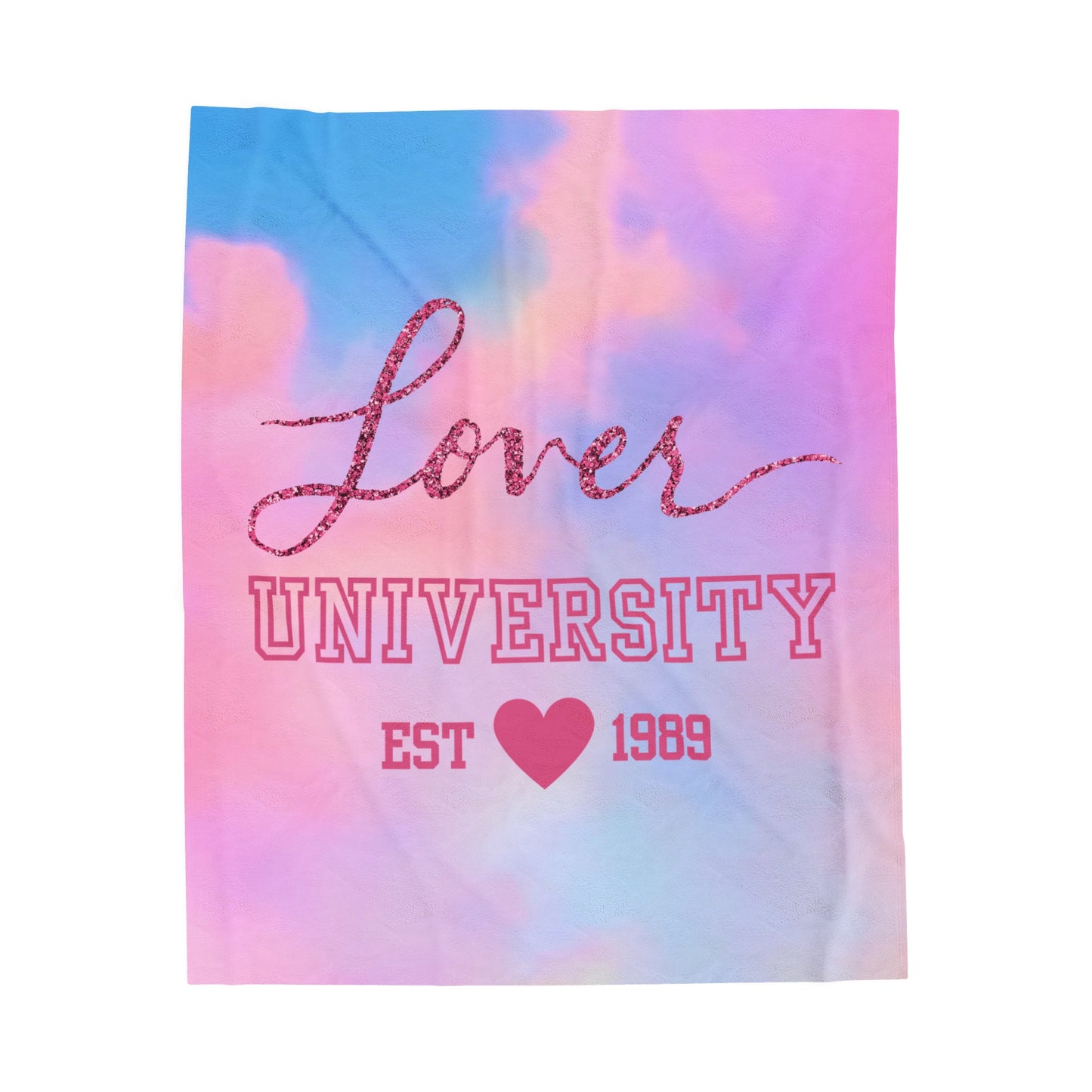 lover university - Velveteen Plush Blanket