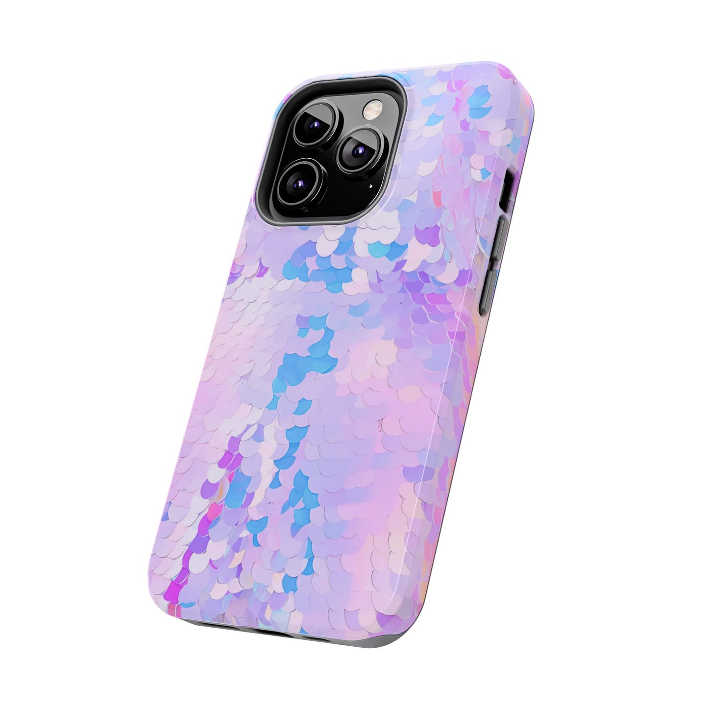 Colorful Sequin Romper Tough Phone Case - Stylish Protection for Your Device