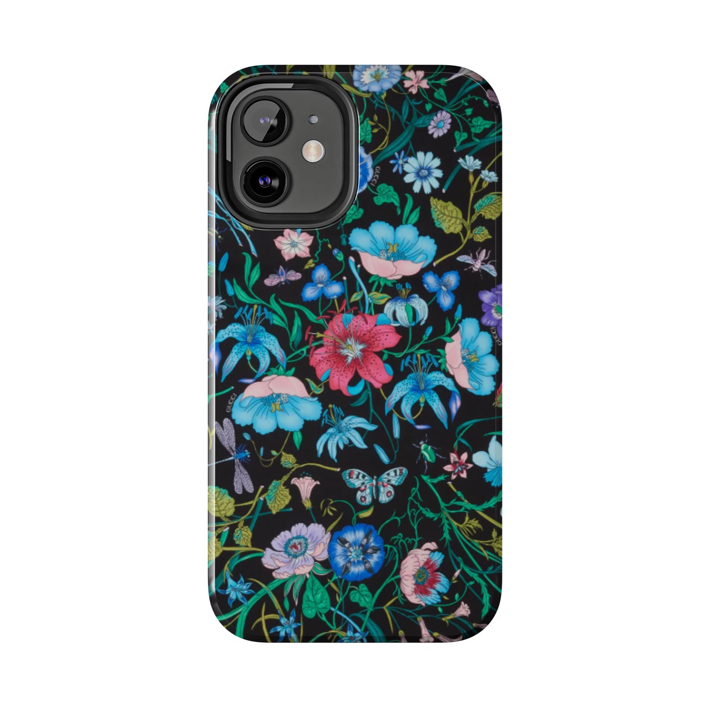 Vibrant Floral Tough Phone Case - Stylish and Durable Protection