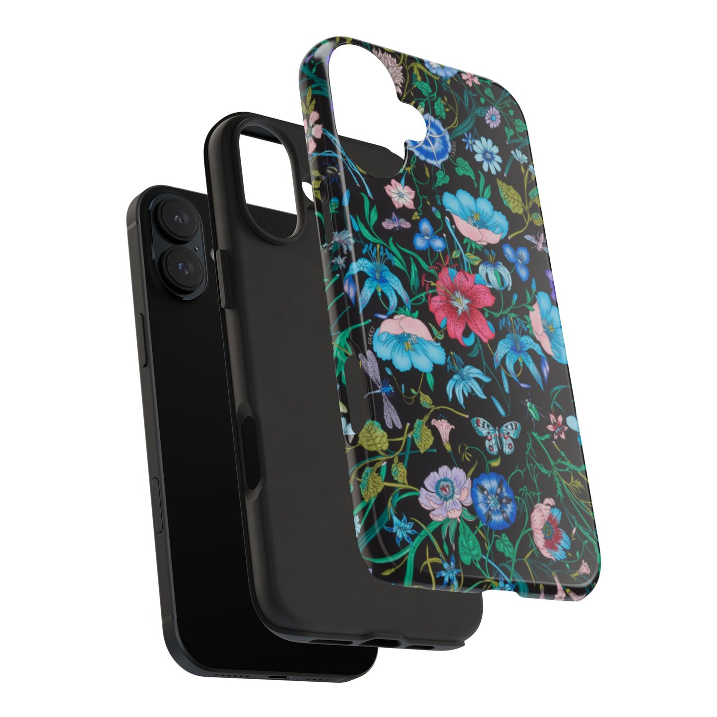 Vibrant Floral Tough Phone Case - Stylish and Durable Protection